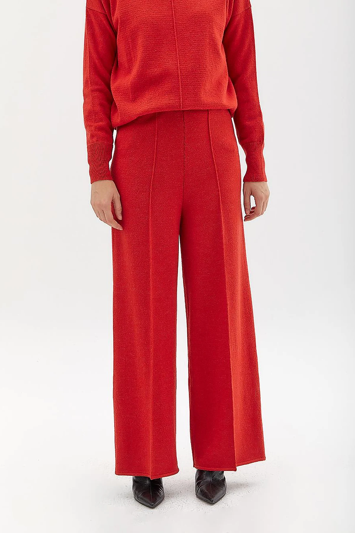 Wide Leg Knitwear Trousers Tile
