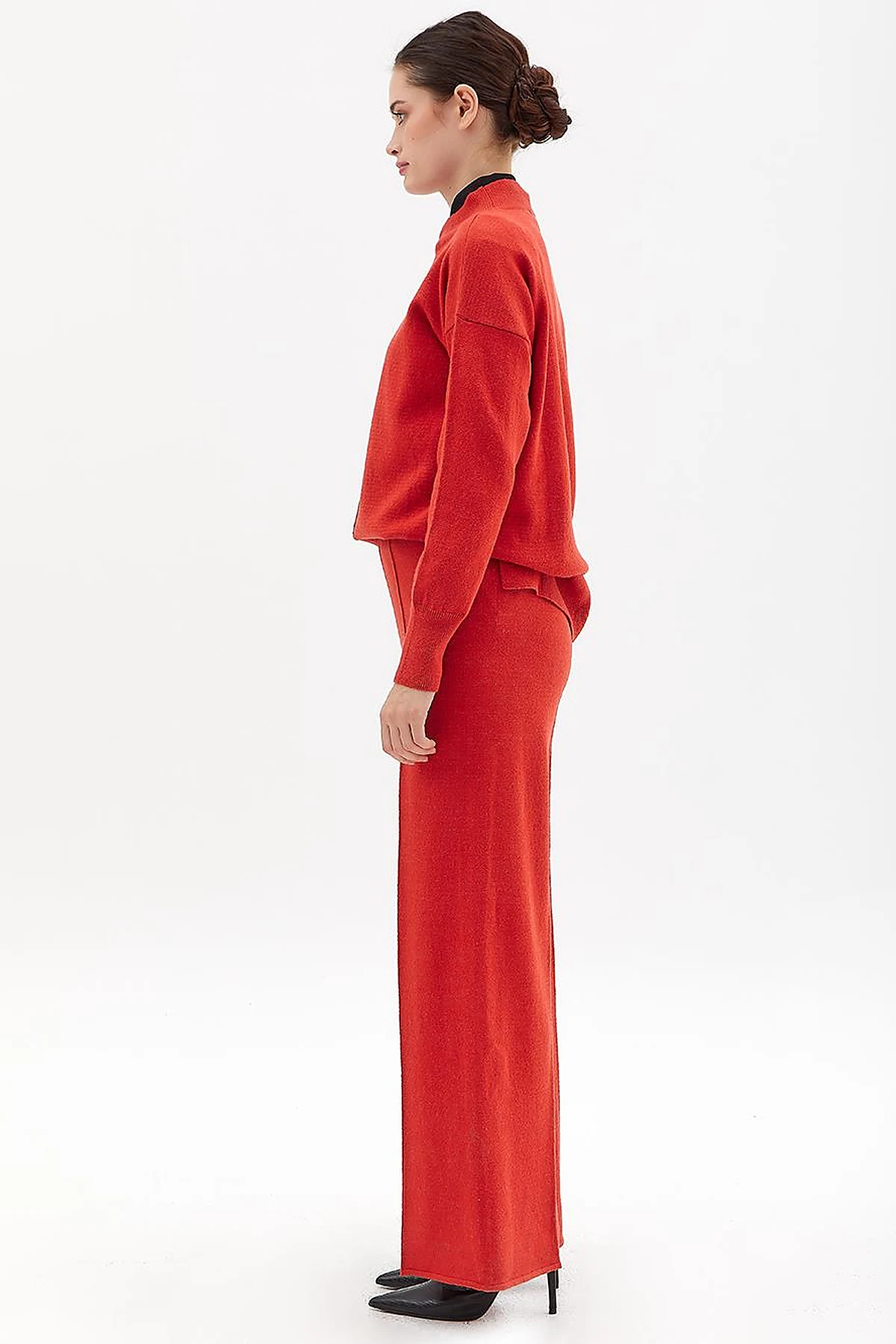 Wide Leg Knitwear Trousers Tile