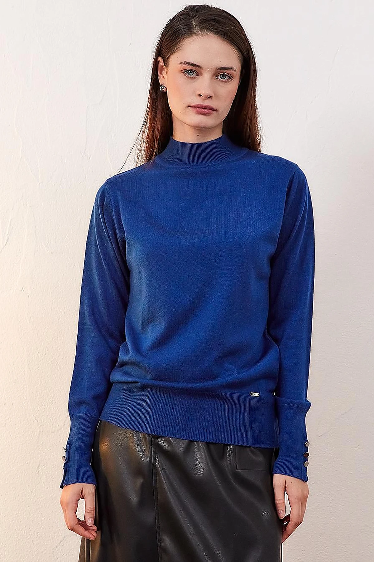 Basic Knit Sweater in Lilac
