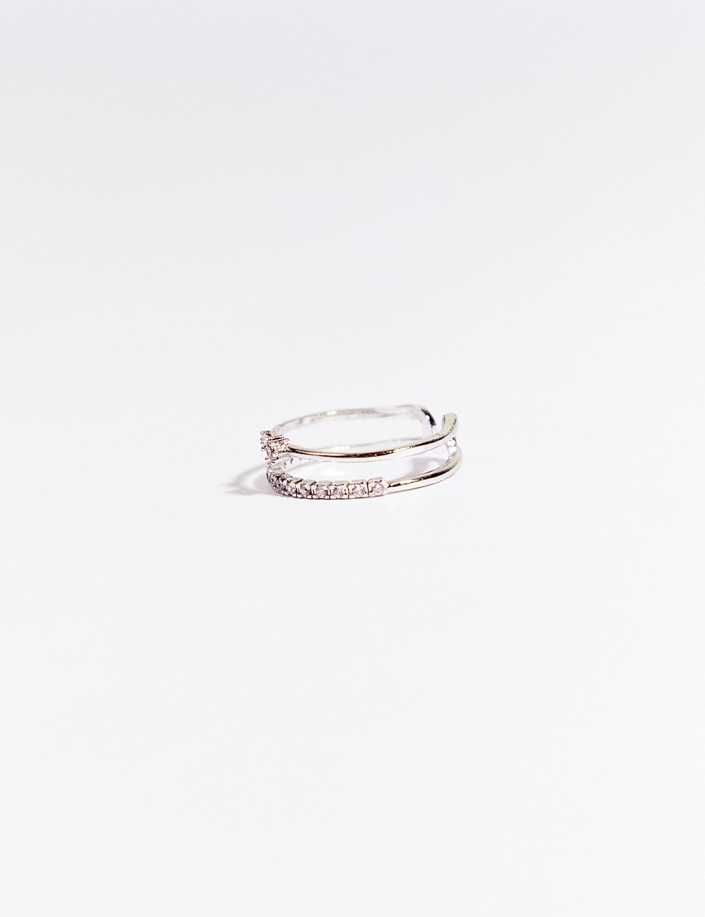 Double-sided Ring Silver