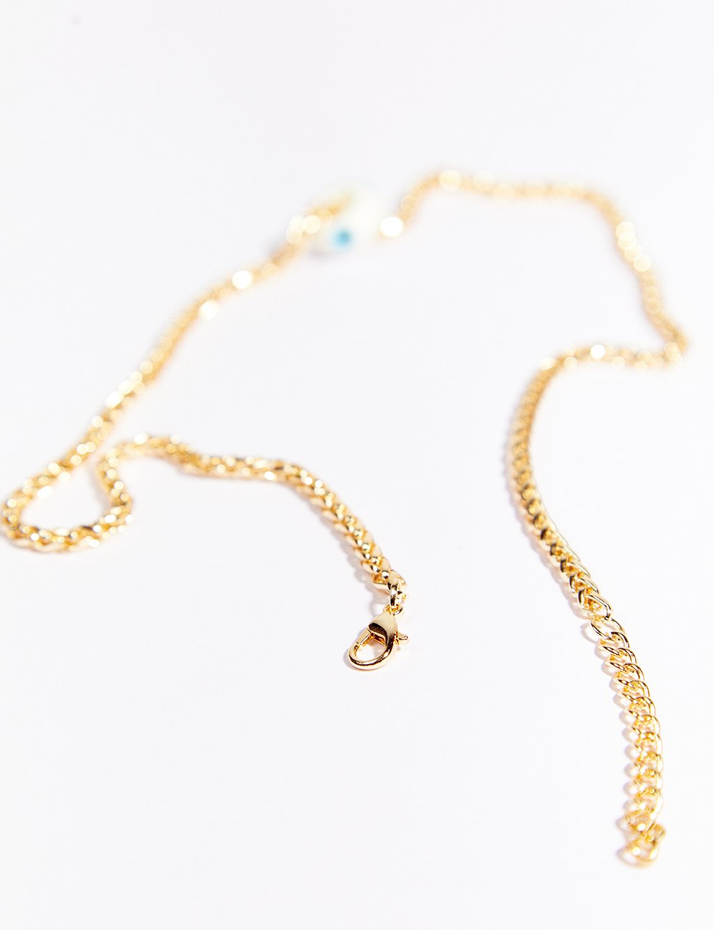 Evil Eye Bead Pendant Necklace