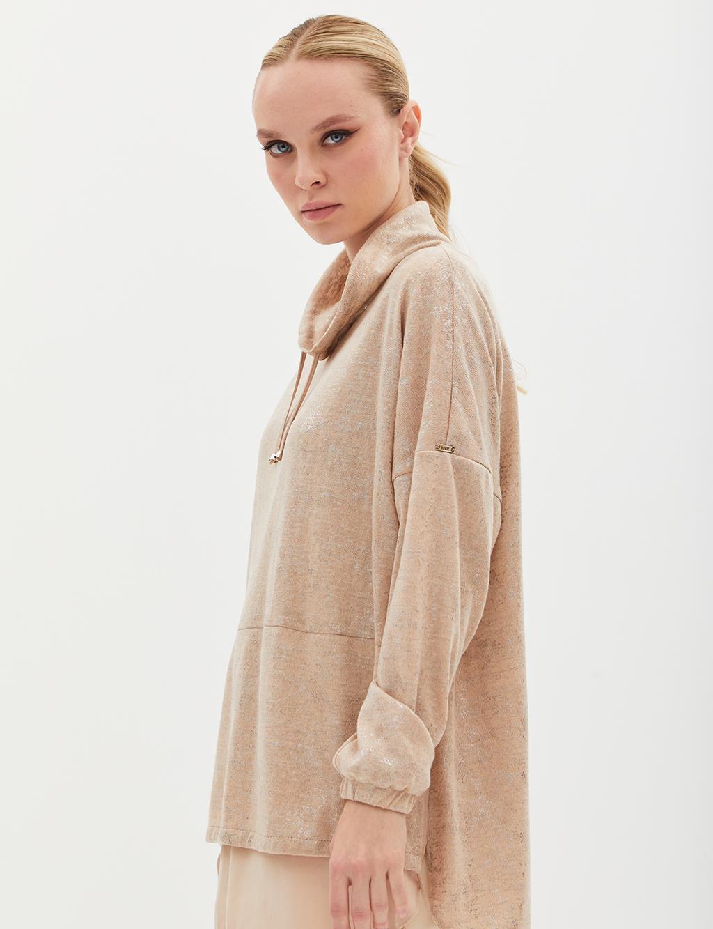Jacquard Layered Tunic Powder