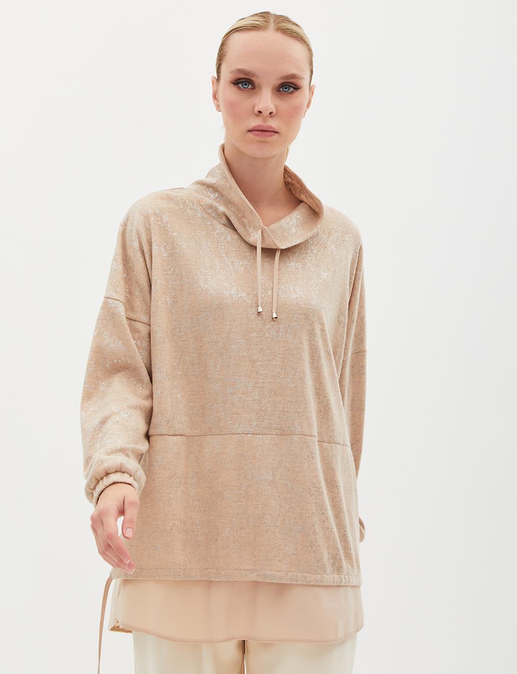 Jacquard Layered Tunic Powder