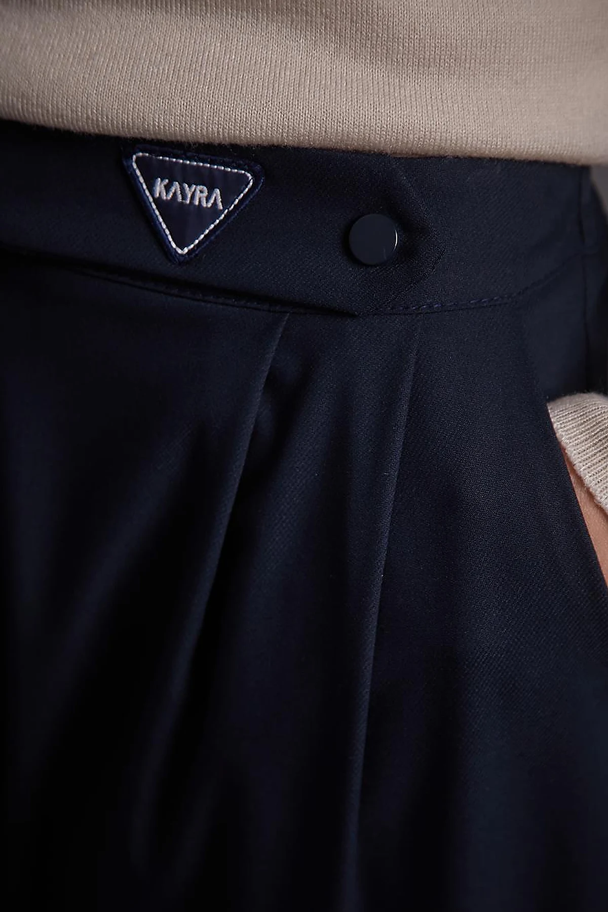 Beli Lastikli Jogger Pantolon Koyu Lacivert