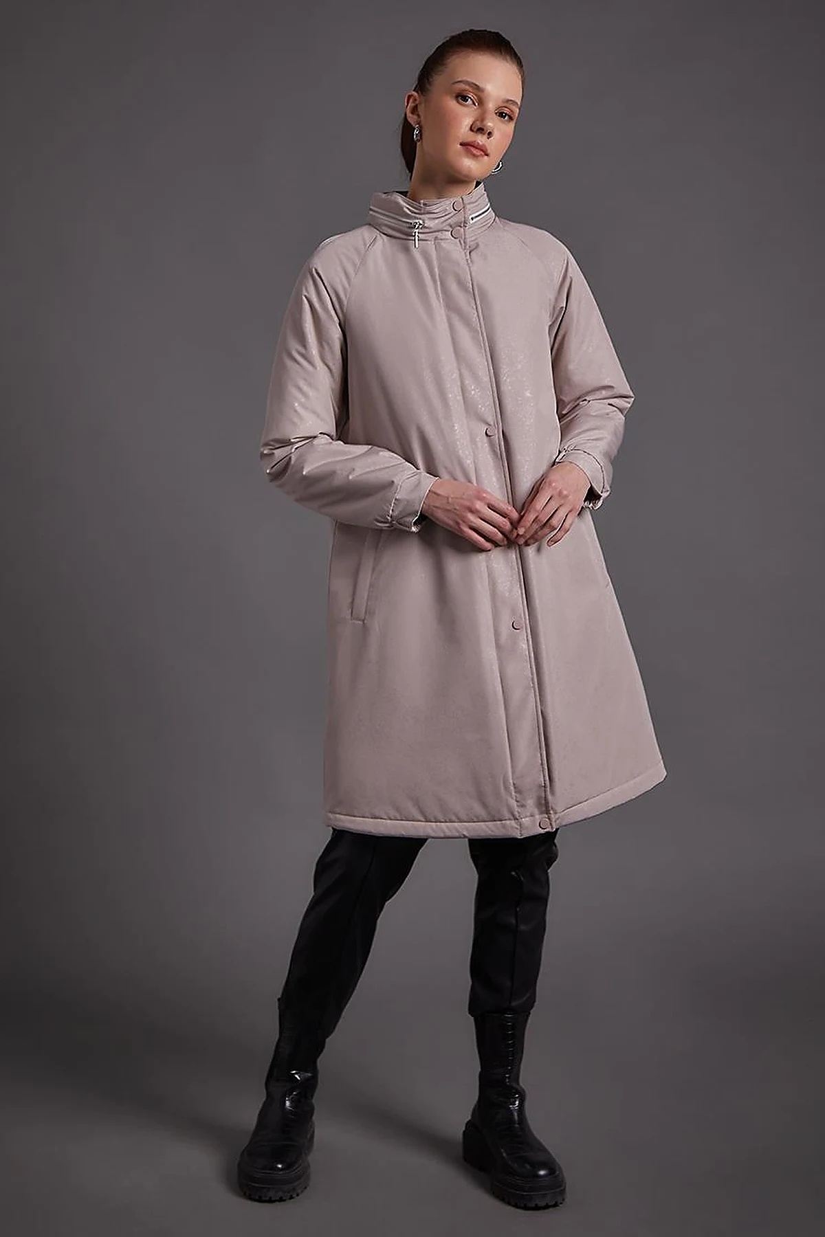 Mesh Concealable Hooded Kap Clay