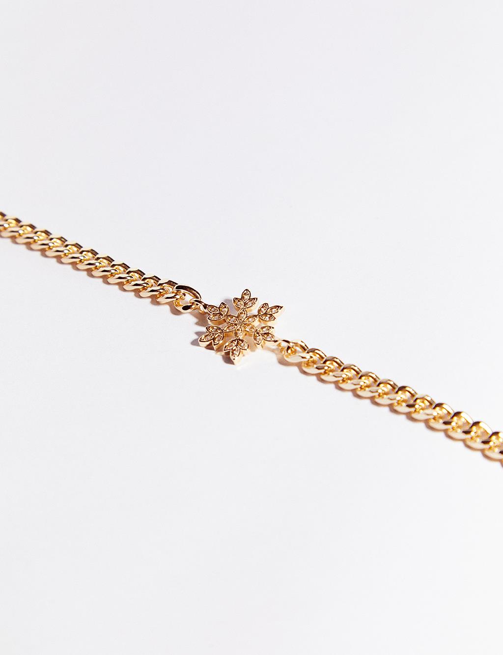 Snowflake Chain-Shaped Bracelet