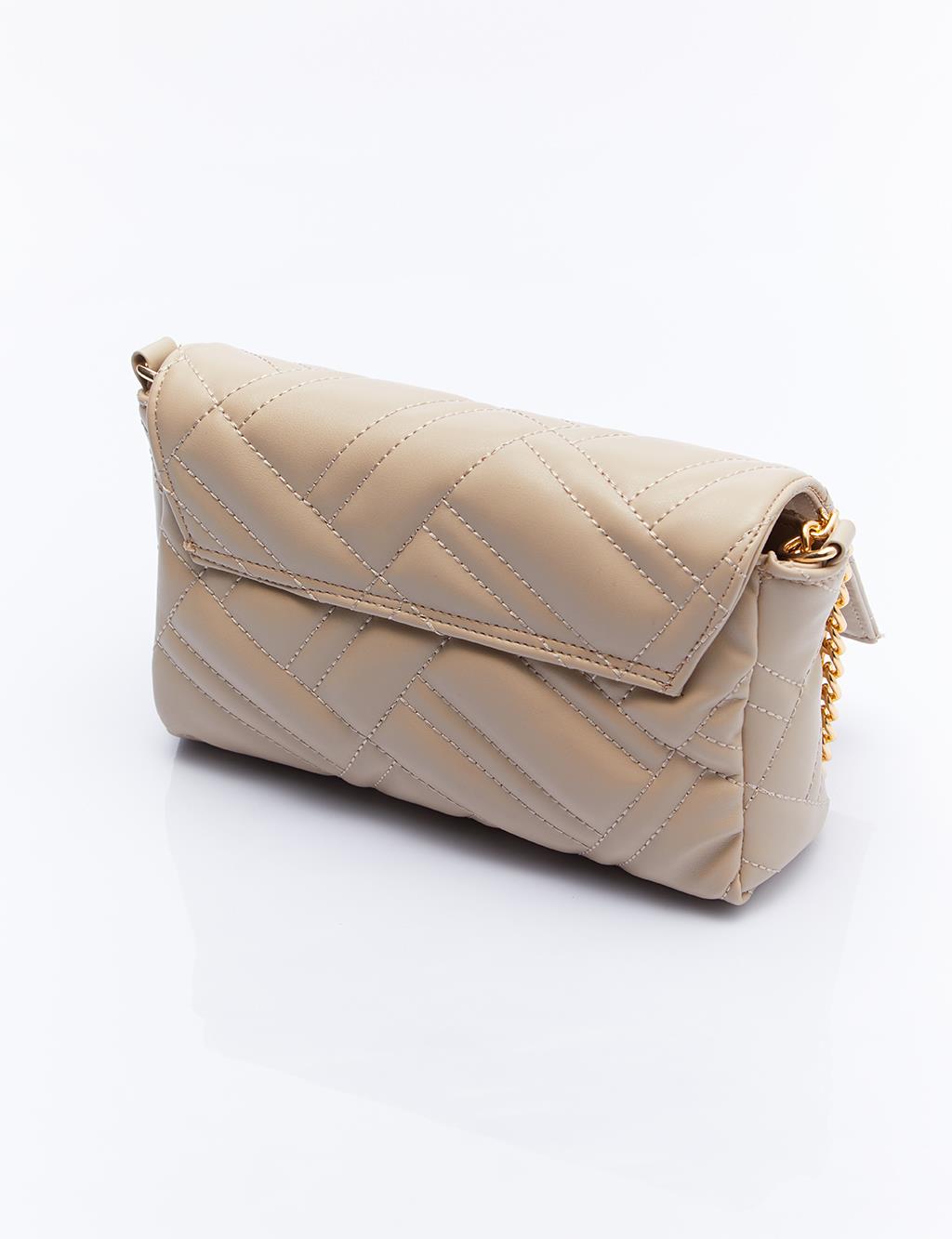 Rectangular Bag Stone with Faux Leather Cover