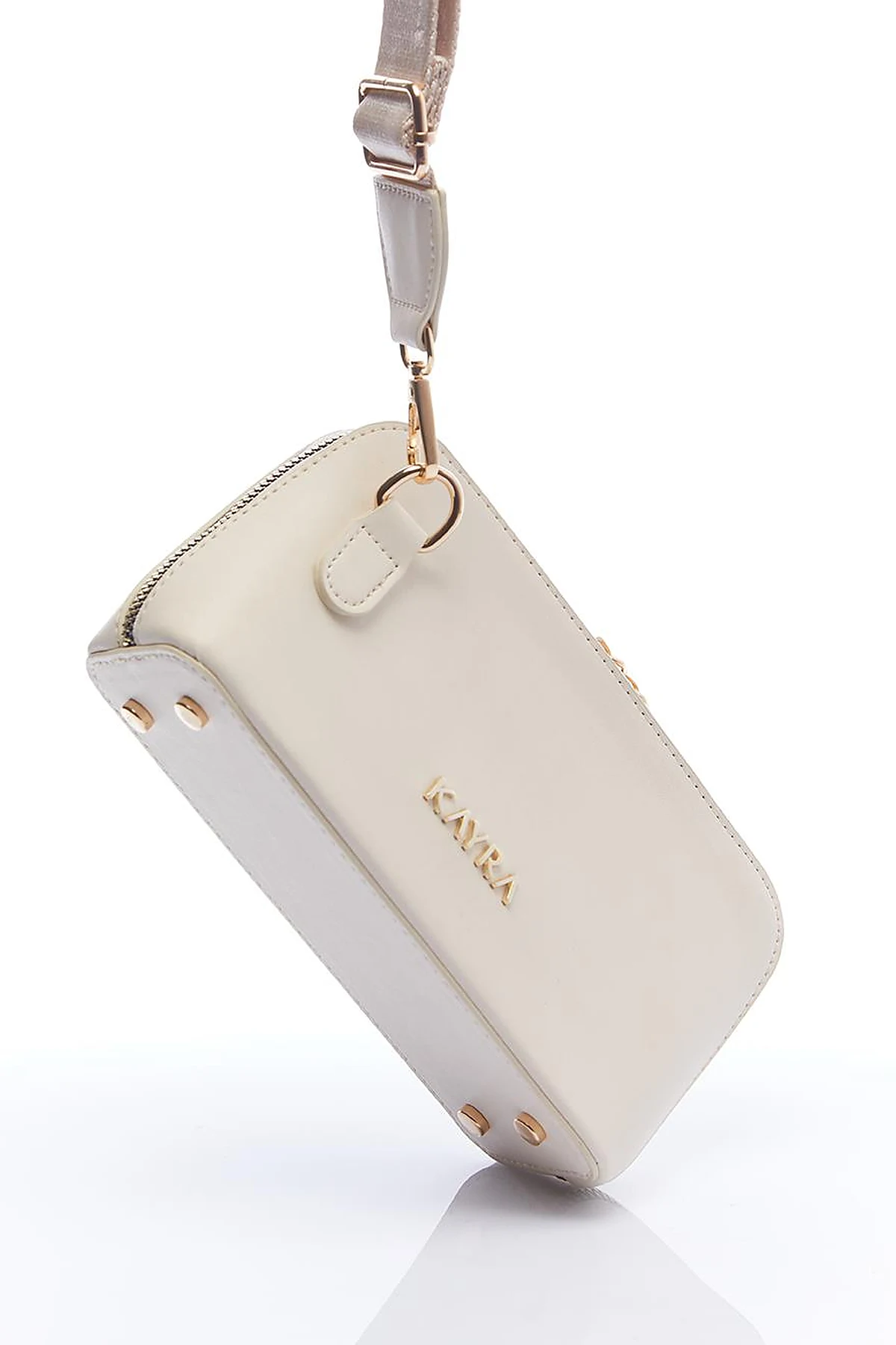 Rectangular Form Crossbody Bag Stone