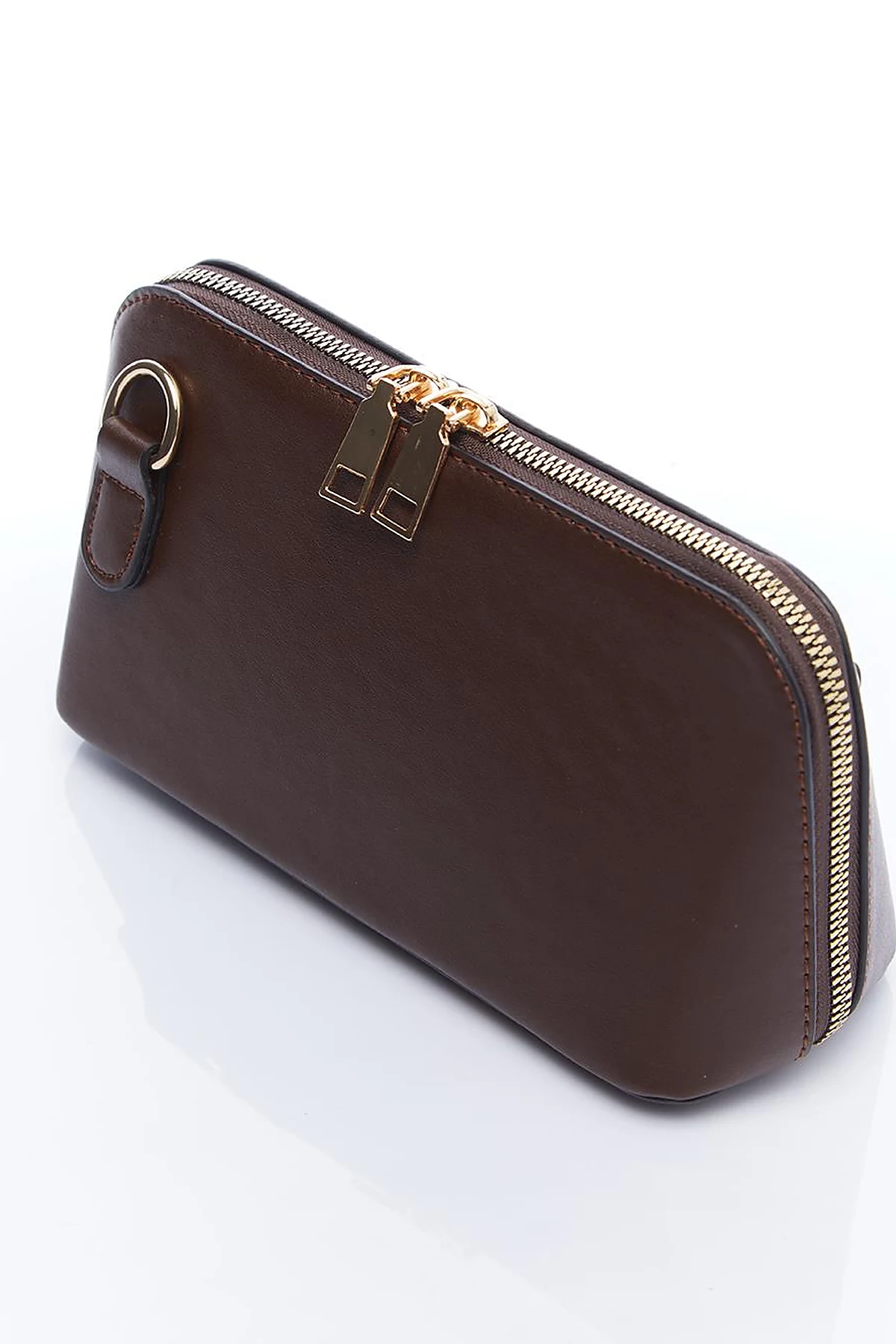 Rectangular Form Crossbody Bag Brown