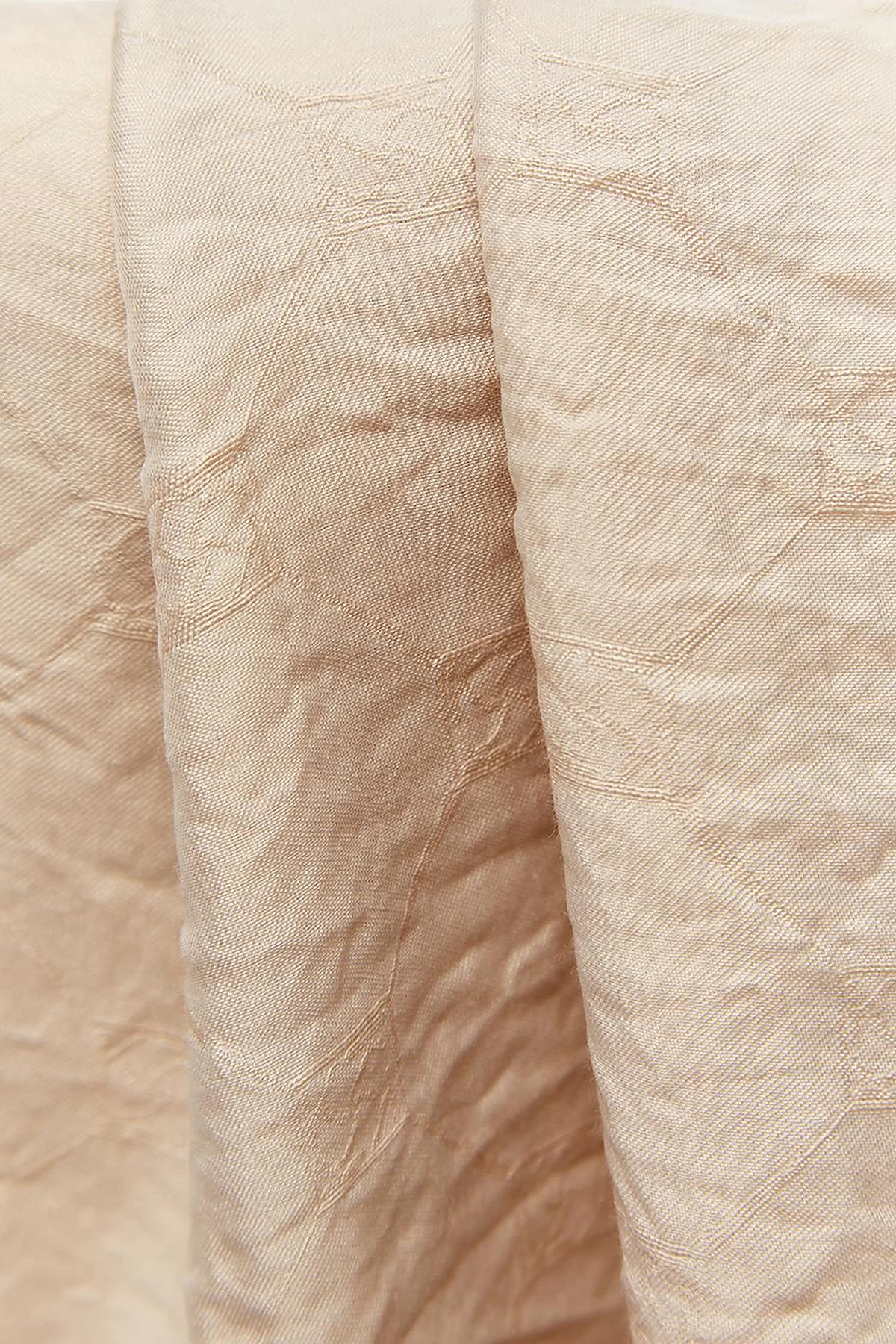 Hexagon Monogram Jacquard Viscose Woven Shawl Beige