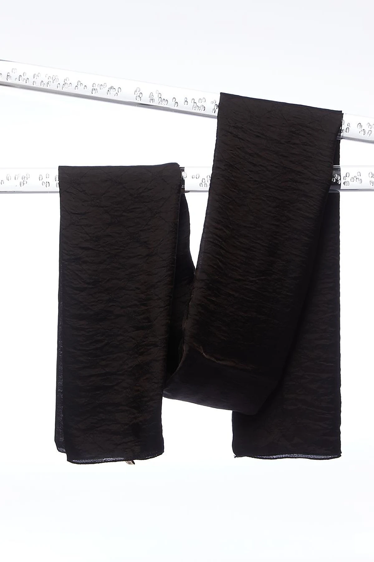 Hexagon Monogram Jacquard Viscose Woven Shawl Black