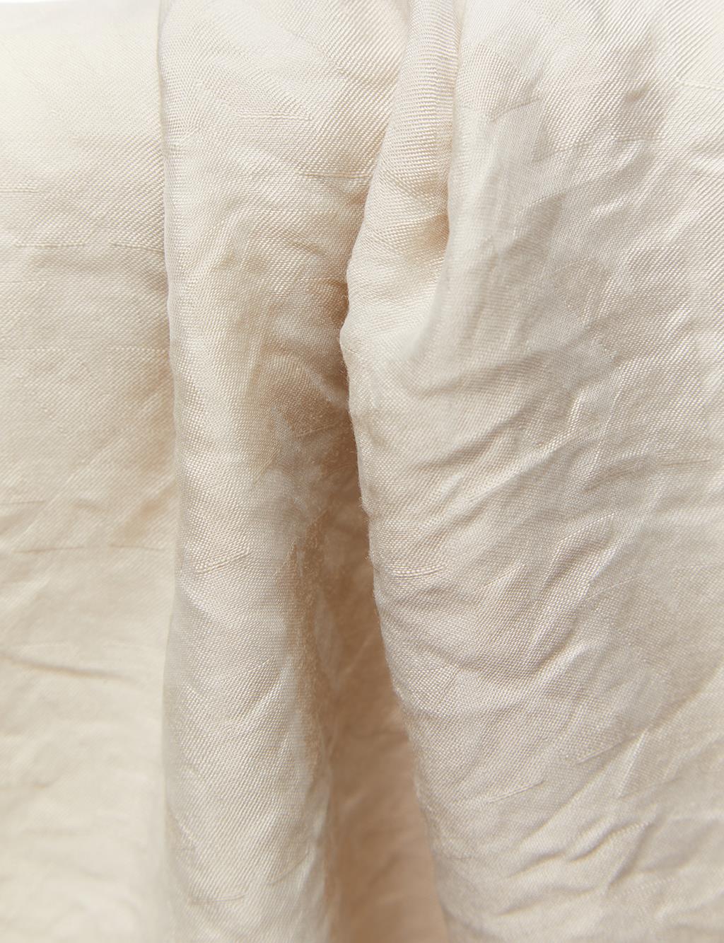 Monogram Jacquard Viscose Woven Shawl Cream