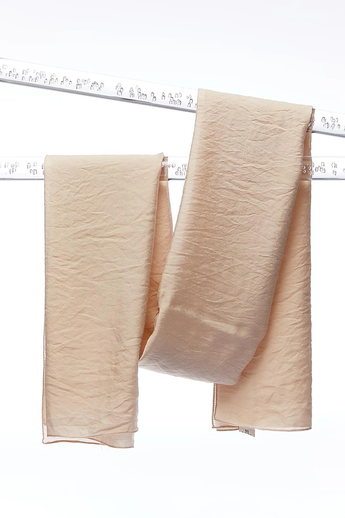 Mini Monogram Jacquard Viscose Woven Shawl Beige