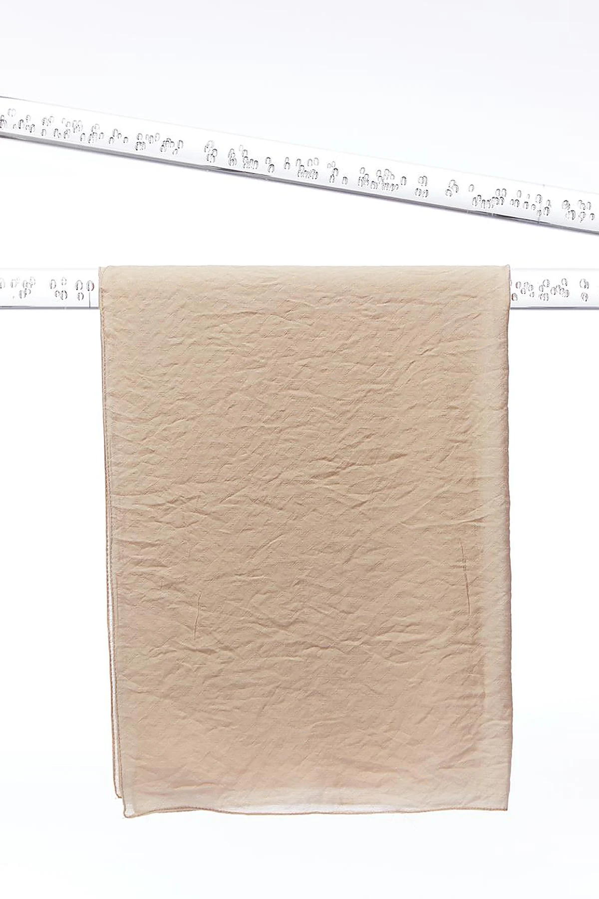 Mini Monogram Jacquard Viscose Woven Shawl Beige