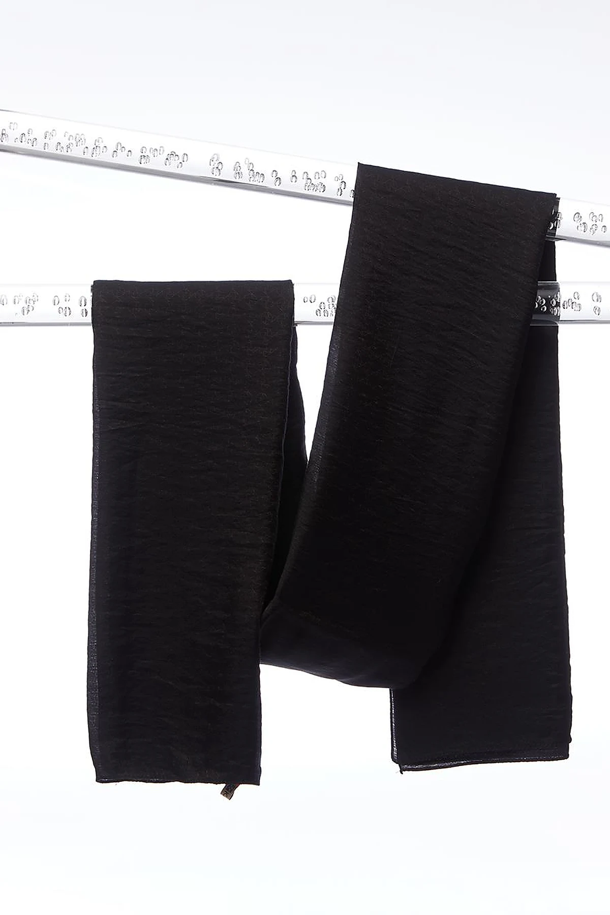 Mini Monogram Jacquard Viscose Woven Shawl Black