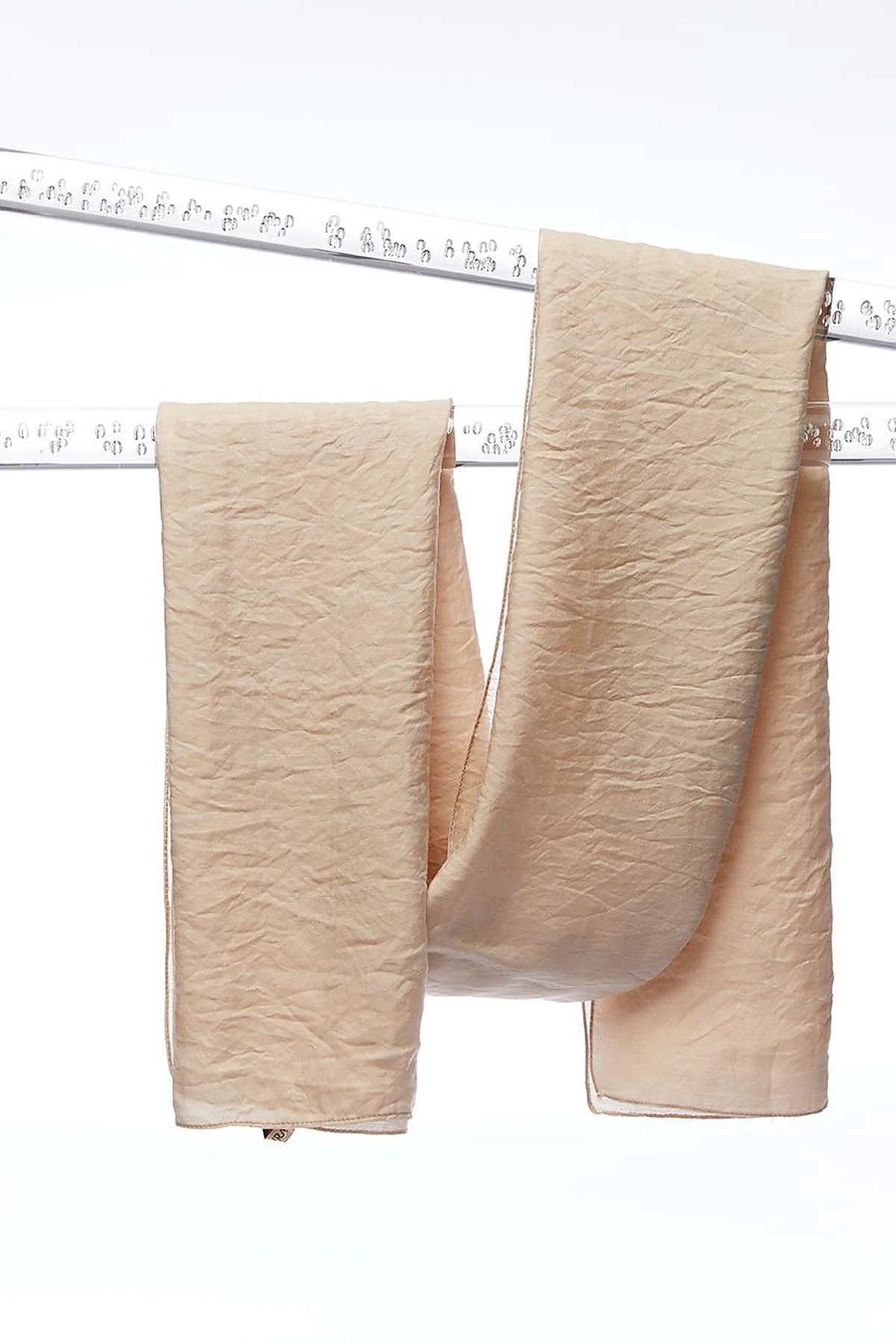 Monogram Jacquard Viscose Woven Shawl Beige