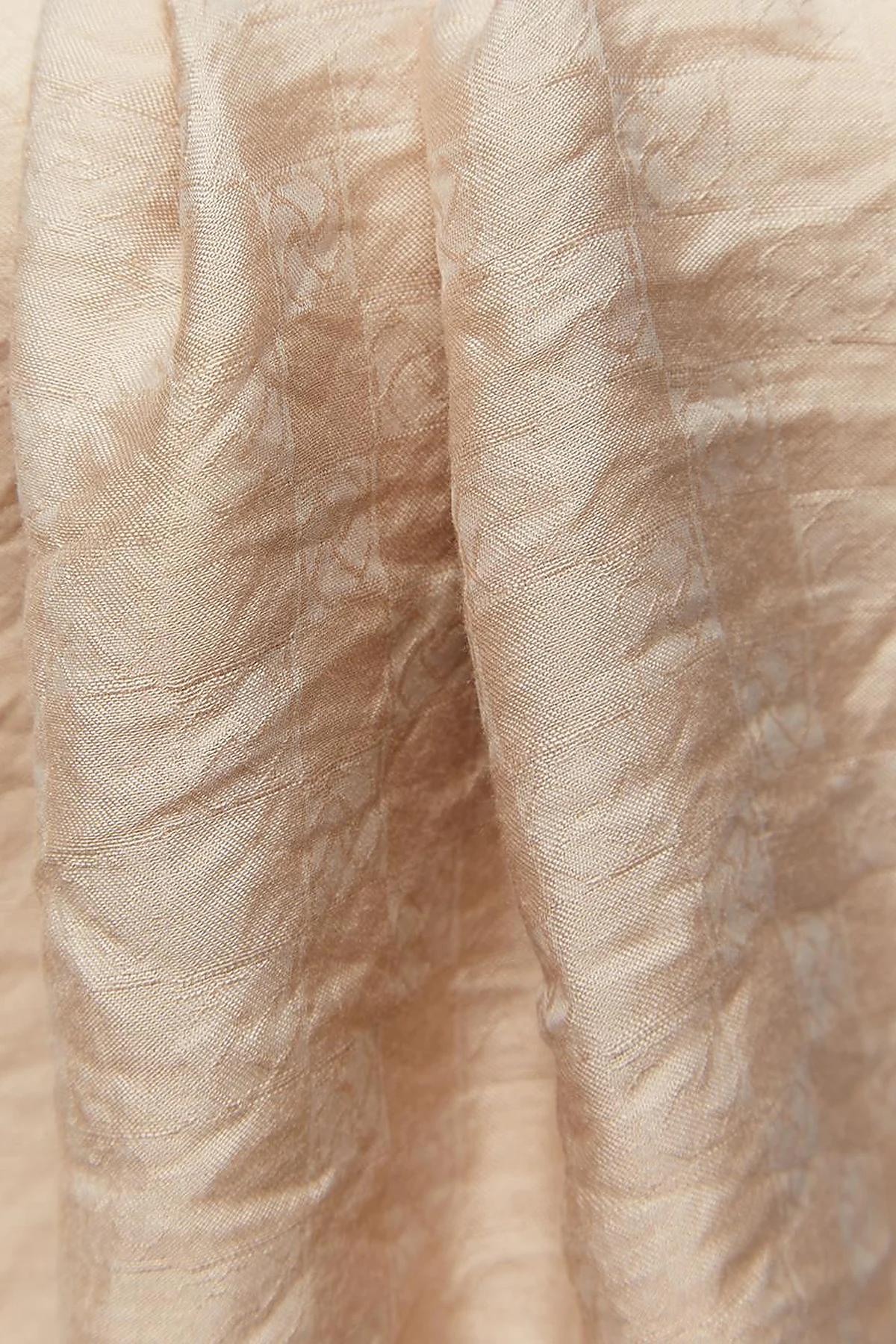 Checker Monogram Jacquard Viscose Shawl Beige