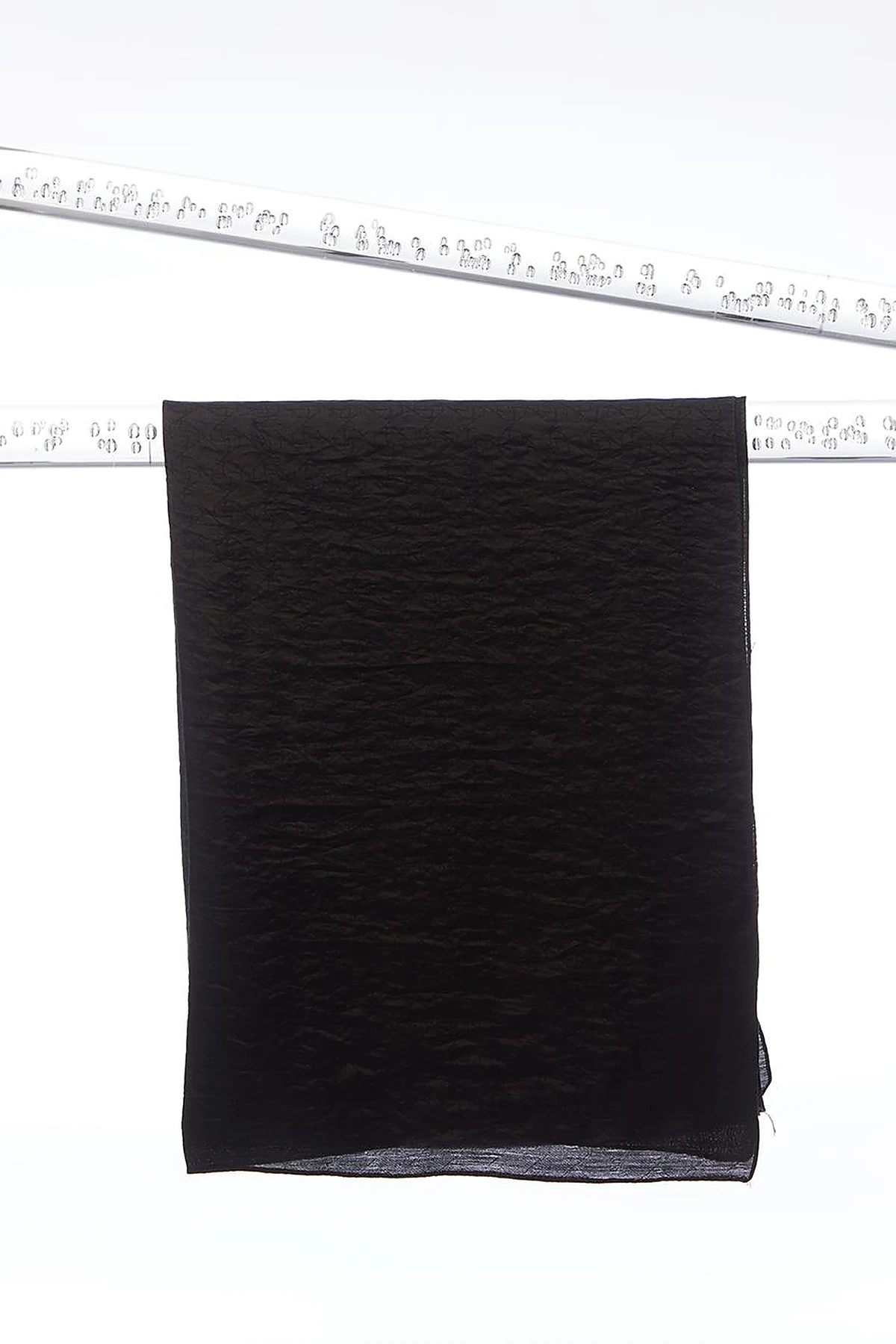 Square Monogram Jacquard Viscose Woven Shawl Black
