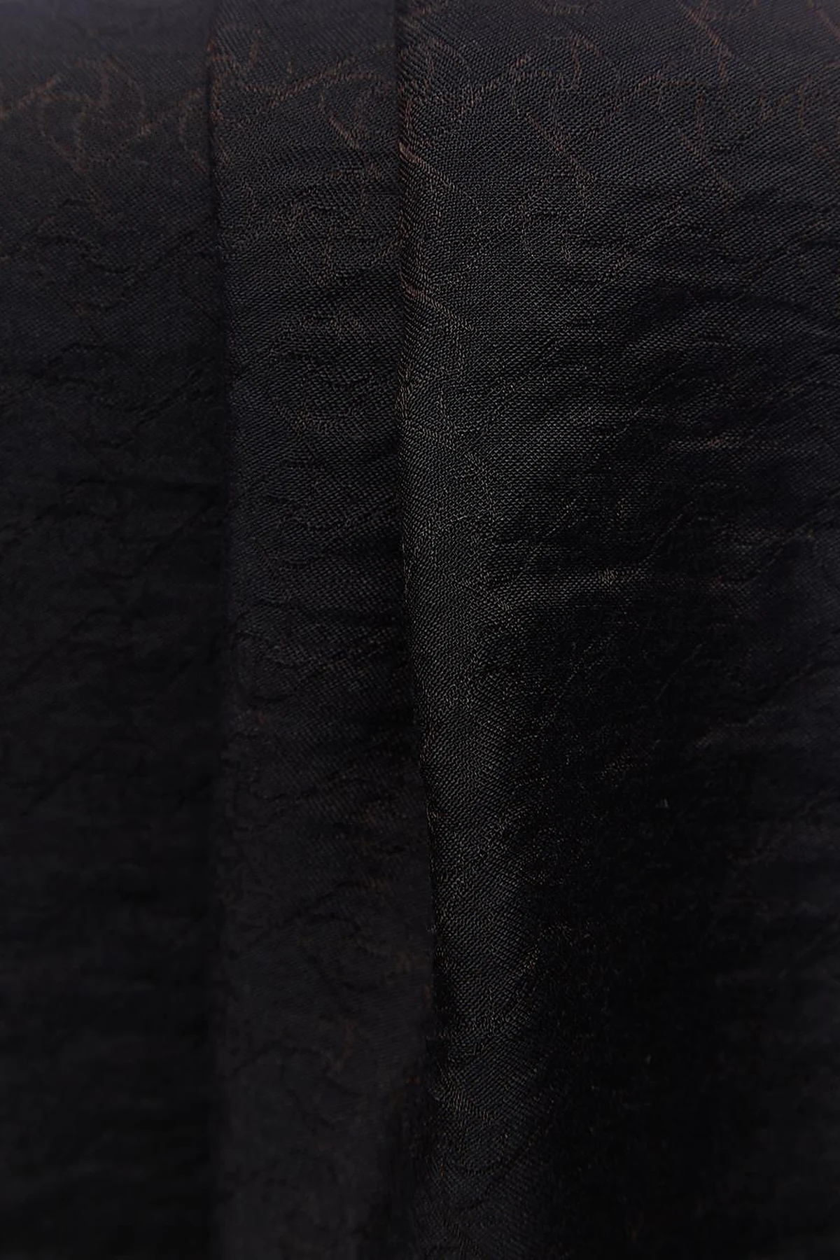 Mini Monogram Jacquard Viscose Woven Shawl Black