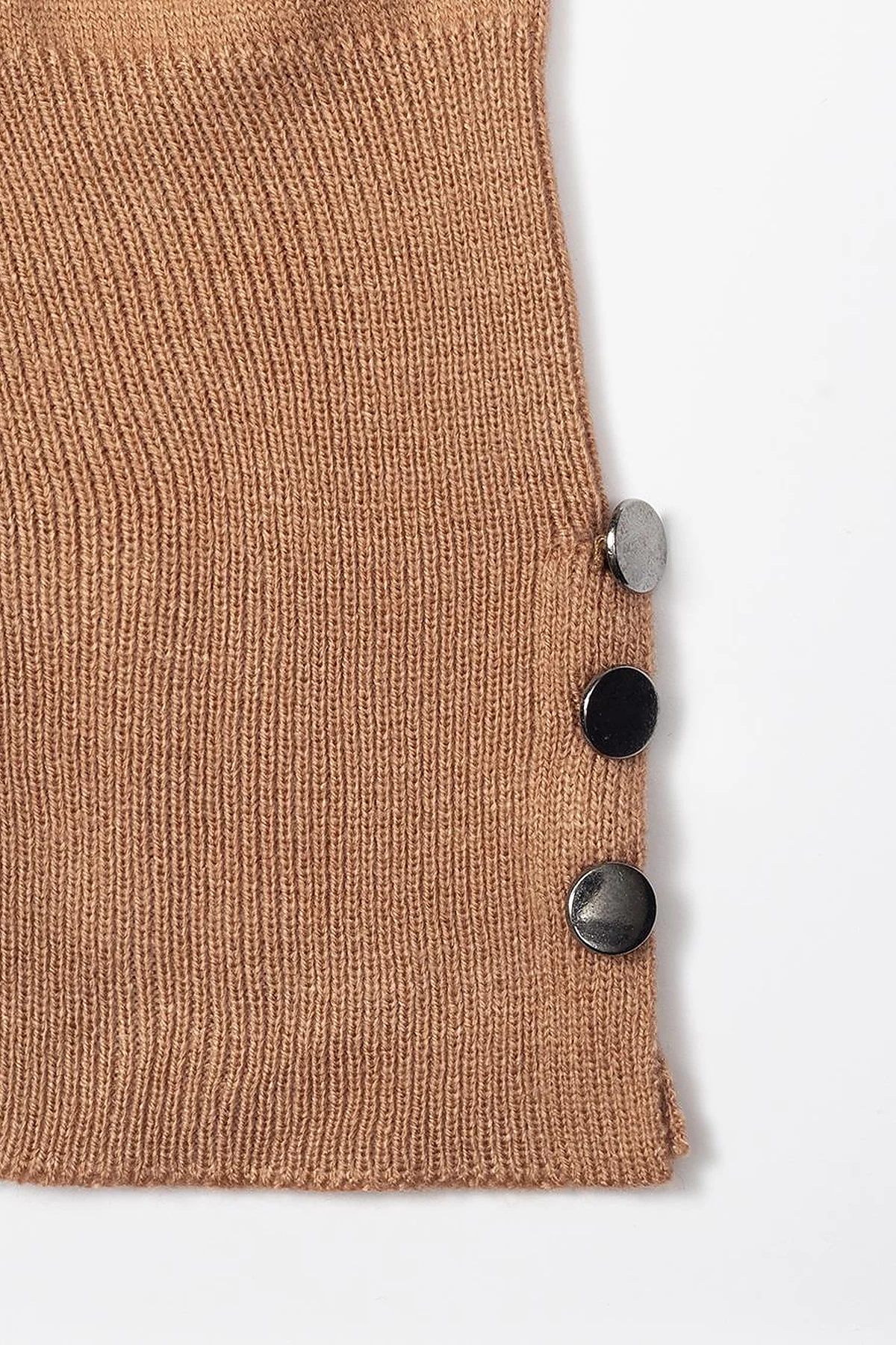 Turtleneck Basic Knitwear Tunic Salmon