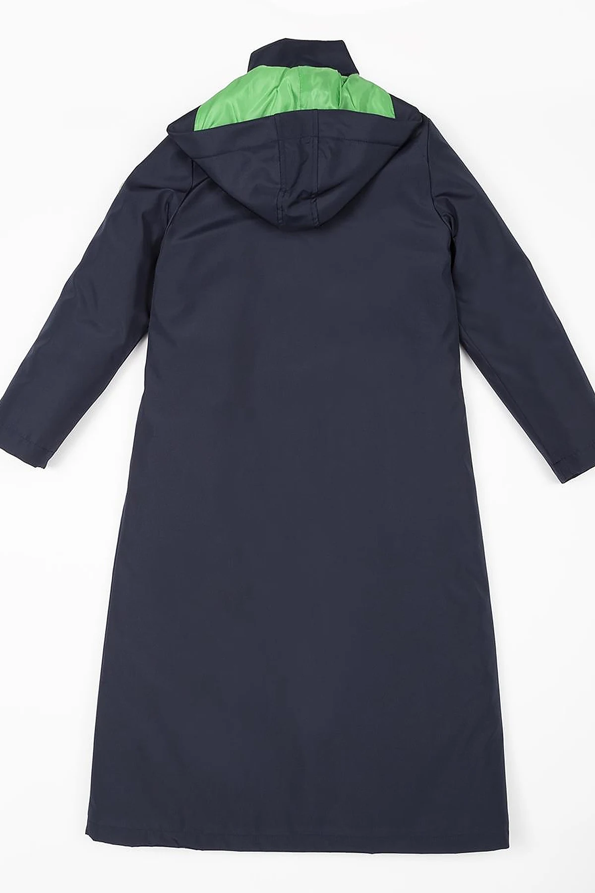 Hooded Stand Collar Dark Navy Blue