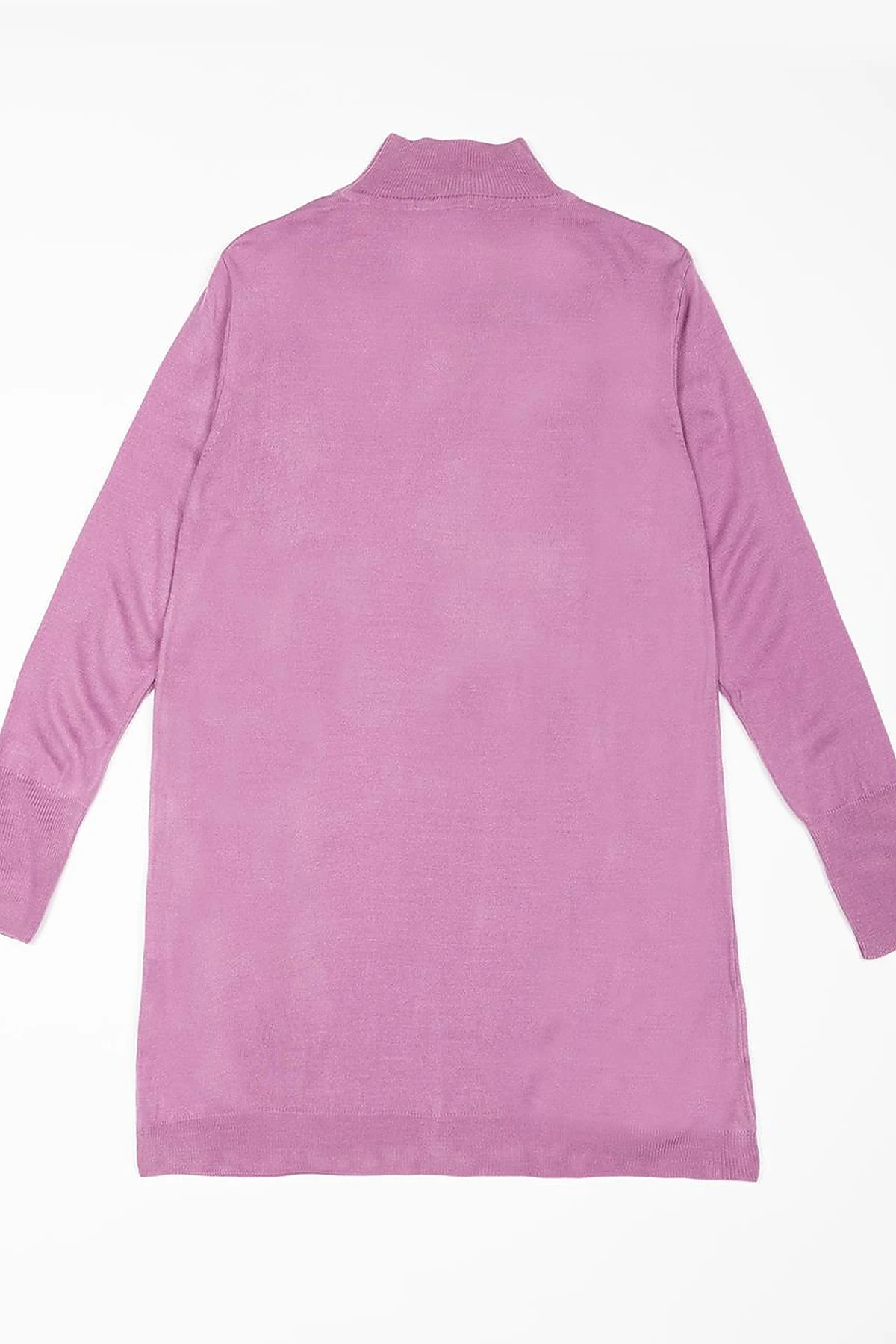 Turtleneck Basic Knitwear Tunic Lilac