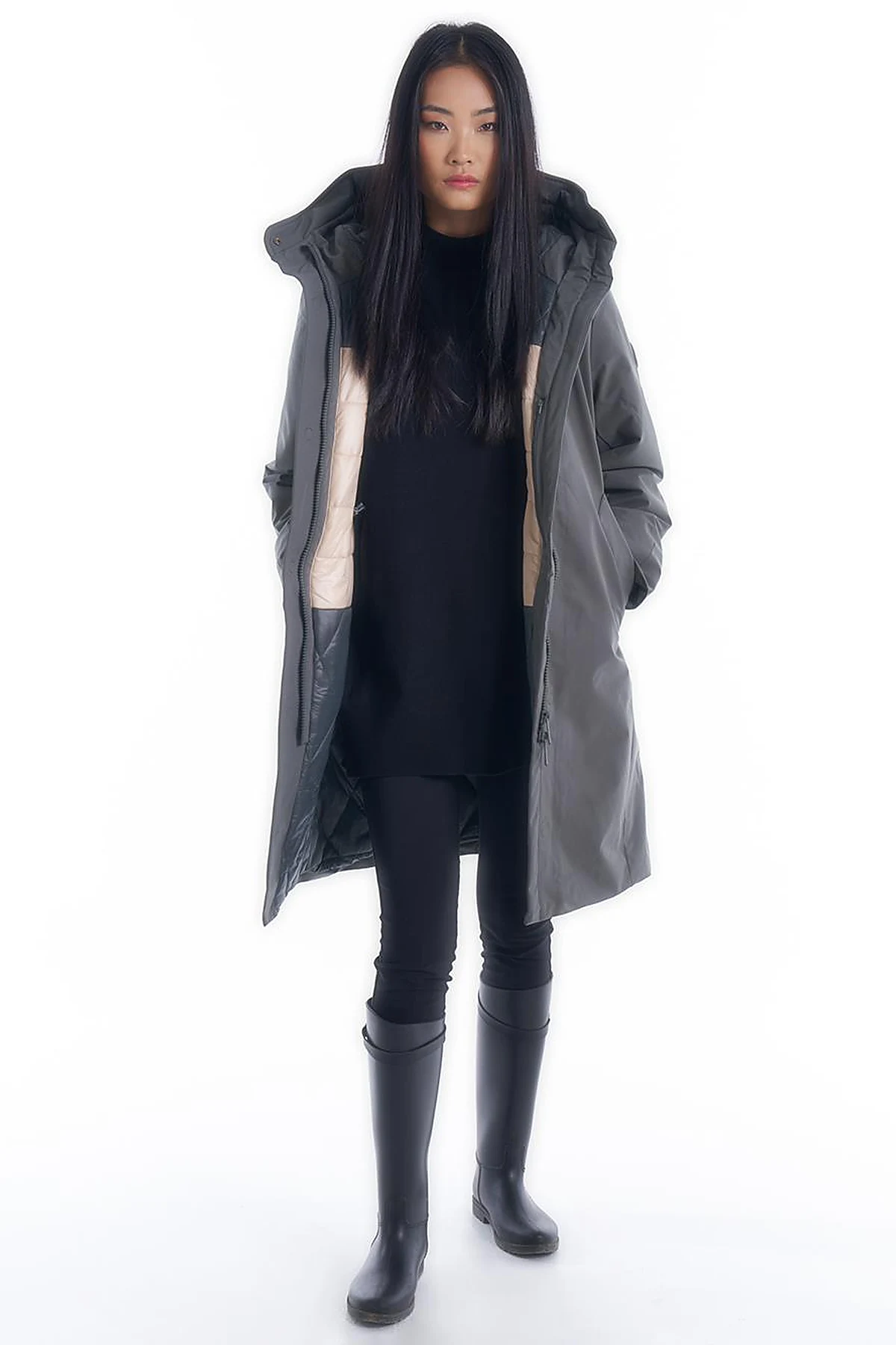 Su Geçirmez Reflektörlü Smart Parka Haki