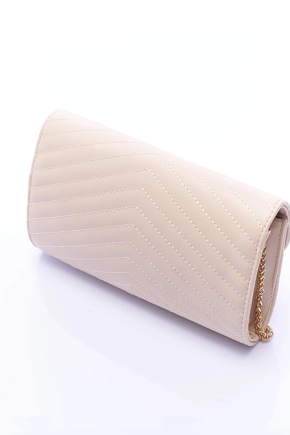 Envelope Form Bag Cream with Logo