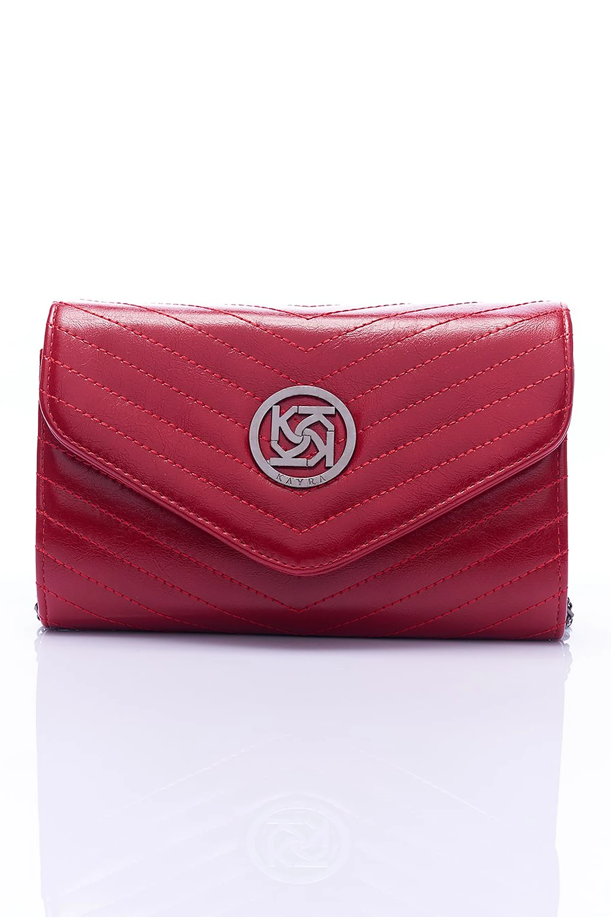 Envelope Form Bag with Logo Red