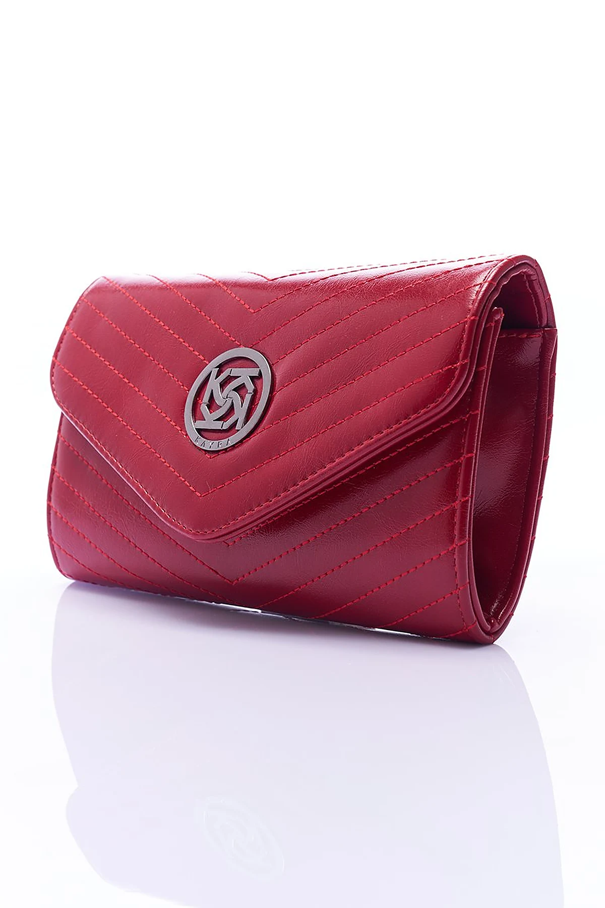 Envelope Form Bag with Logo Red