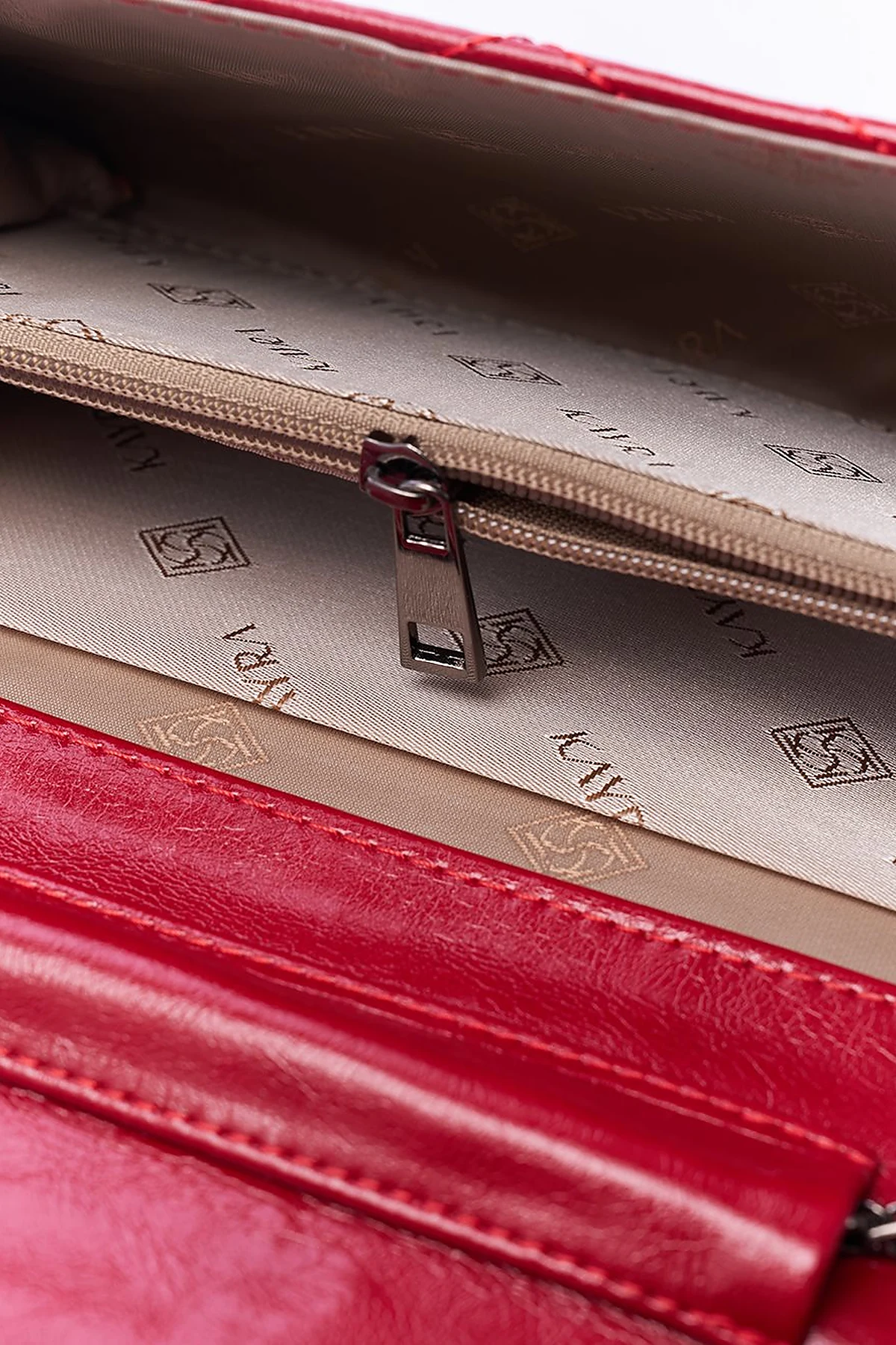 Envelope Form Bag with Logo Red