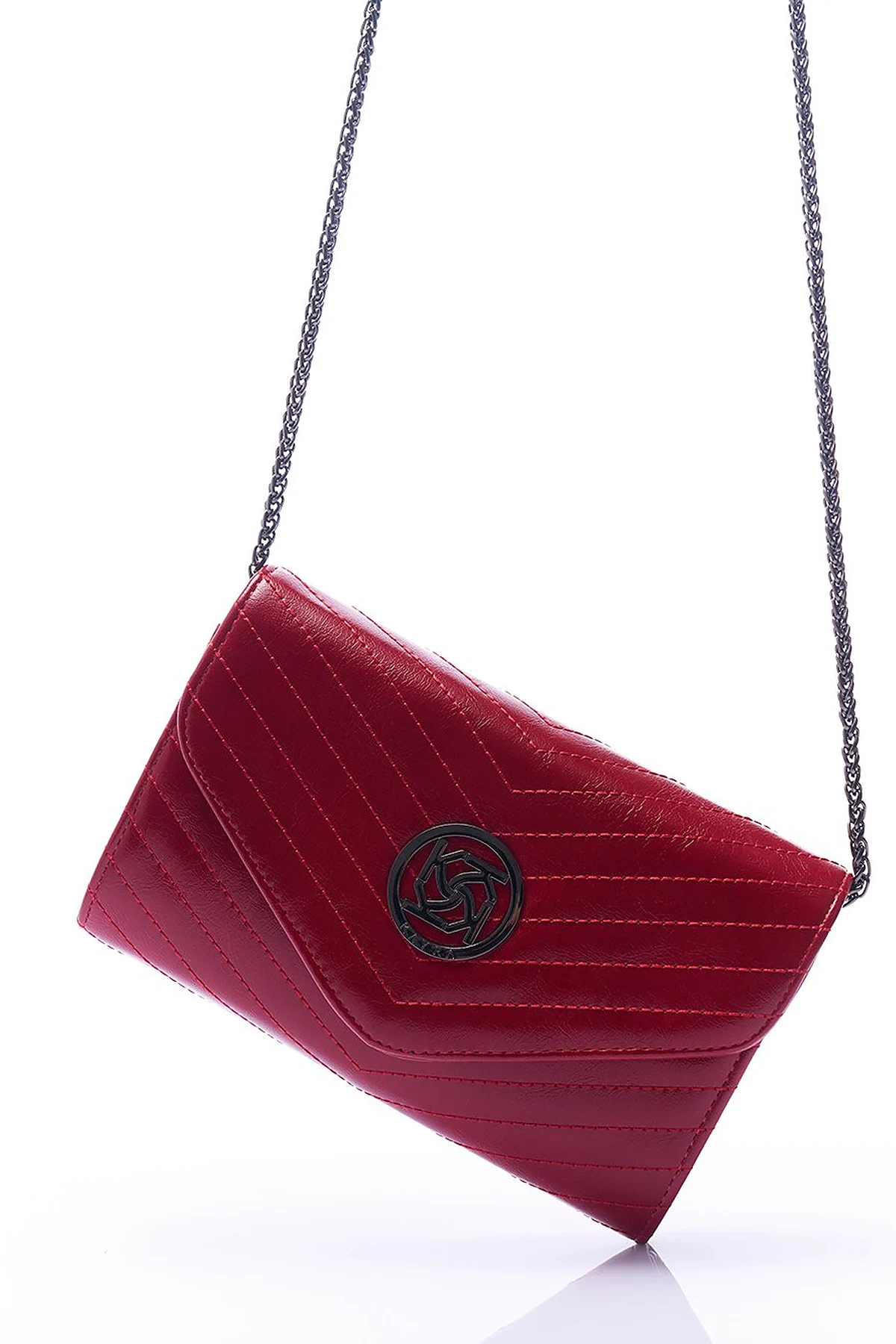 Envelope Form Bag with Logo Red