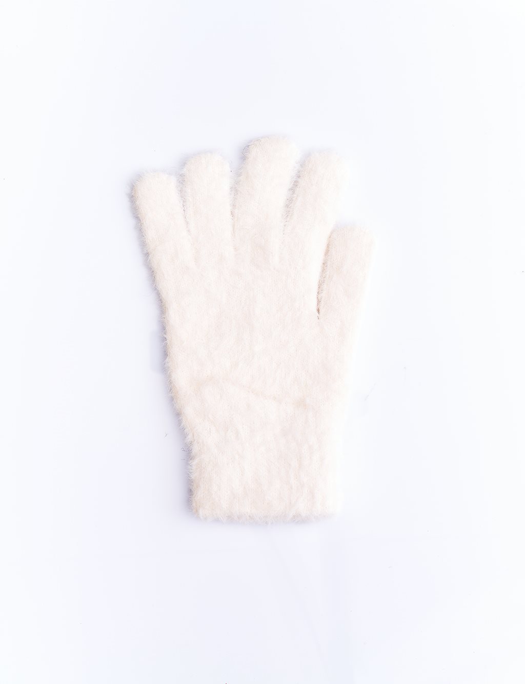 Plush Glove Ecru