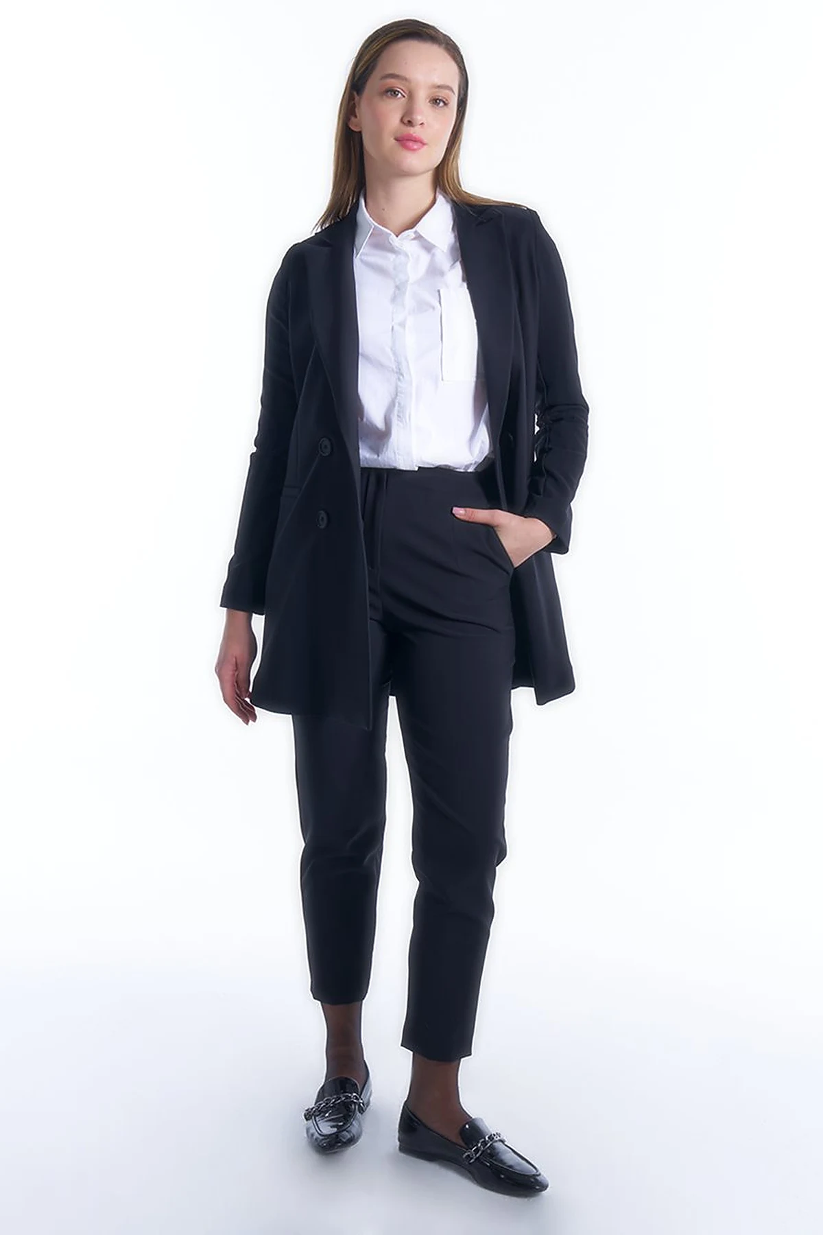 Blazer Jacket Suit Black