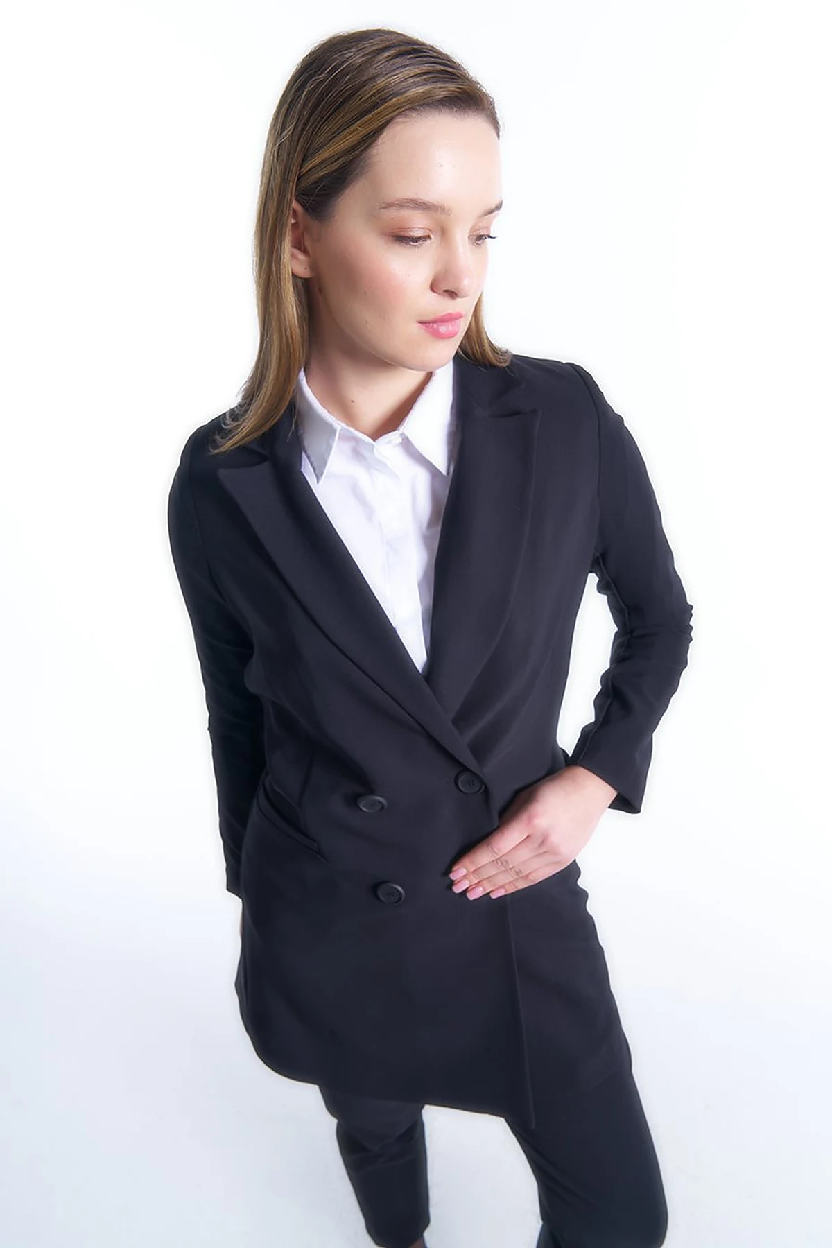 Blazer Jacket Suit Black