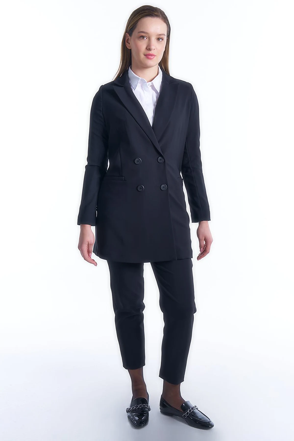 Blazer Jacket Suit Black