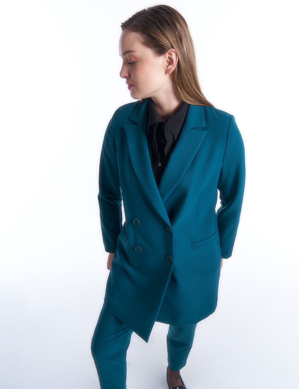 Blazer Jacket Suit Emerald