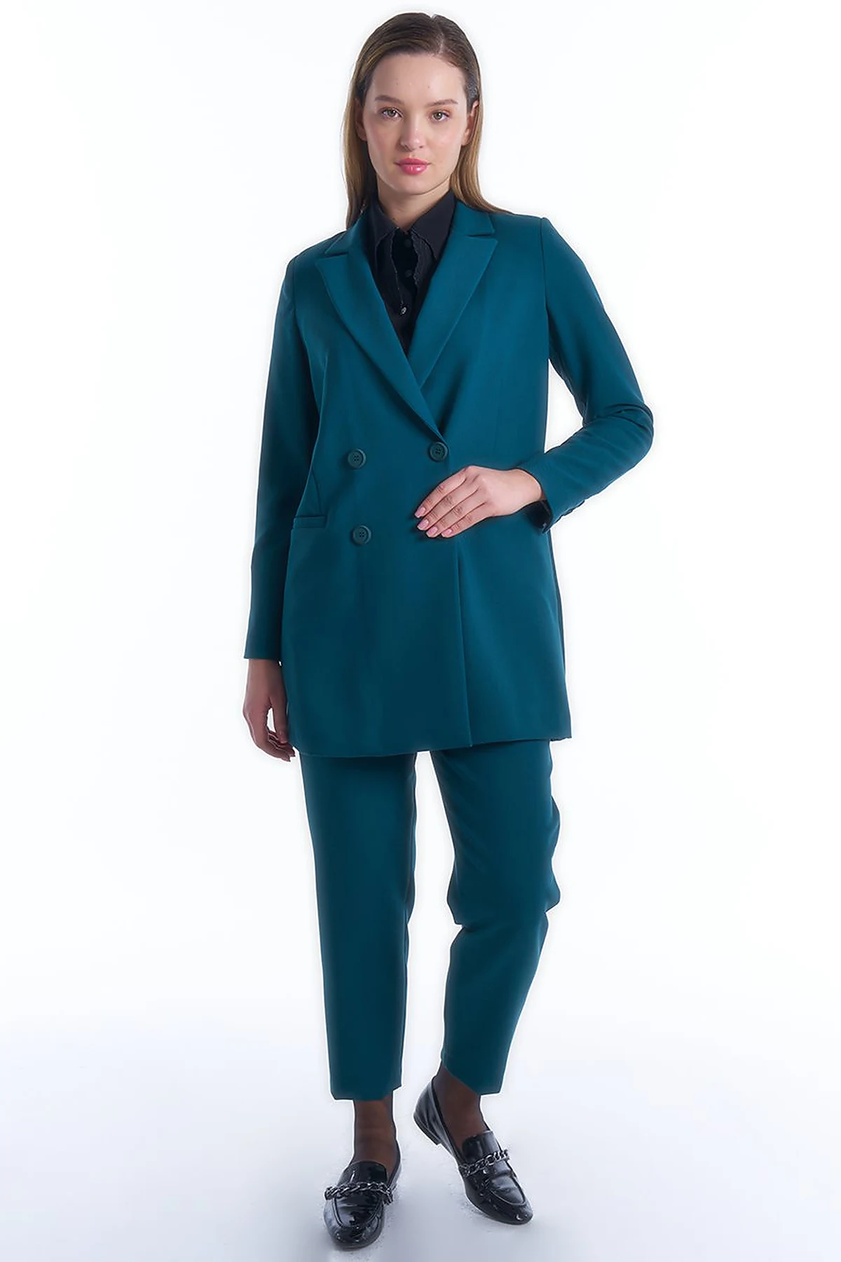 Blazer Jacket Suit Emerald