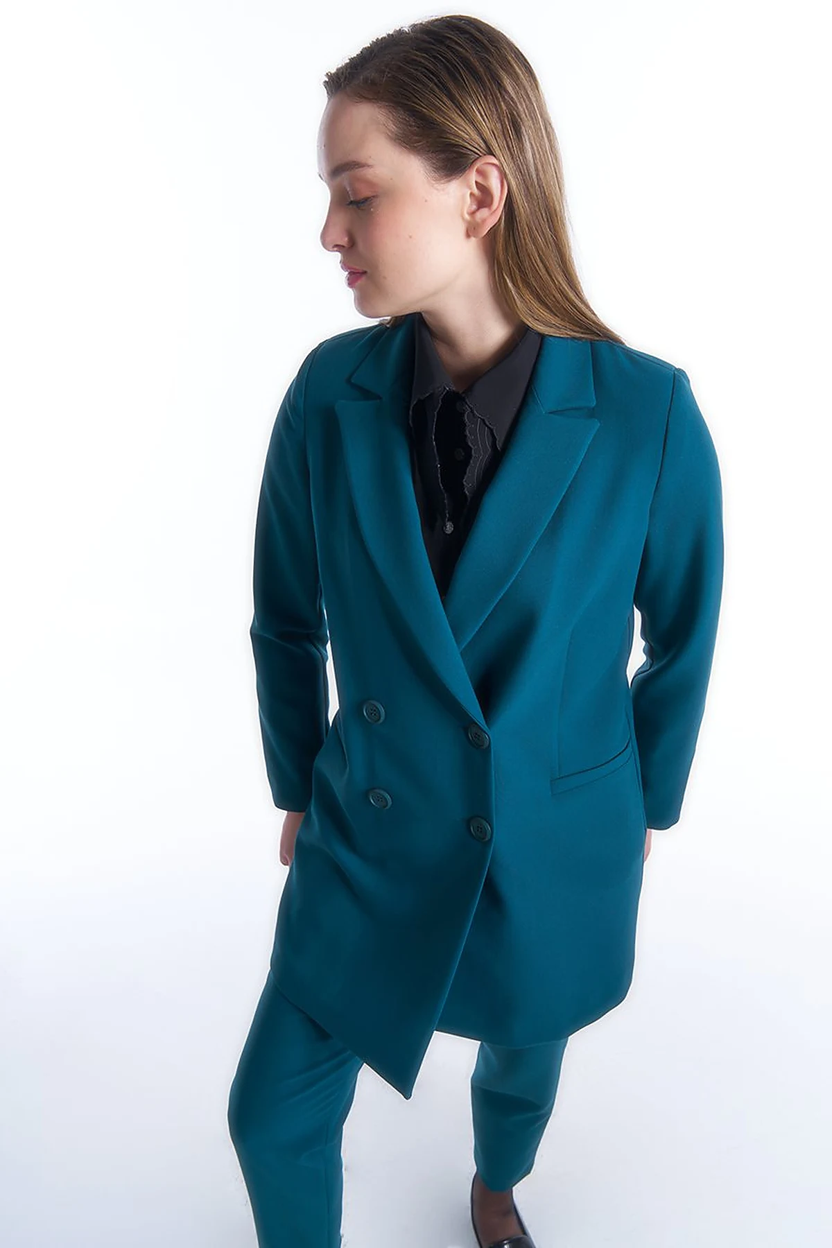 Blazer Jacket Suit Emerald