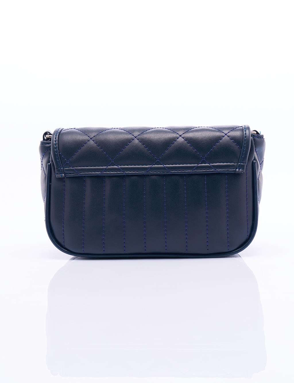 Quilted Bag Navy Blue