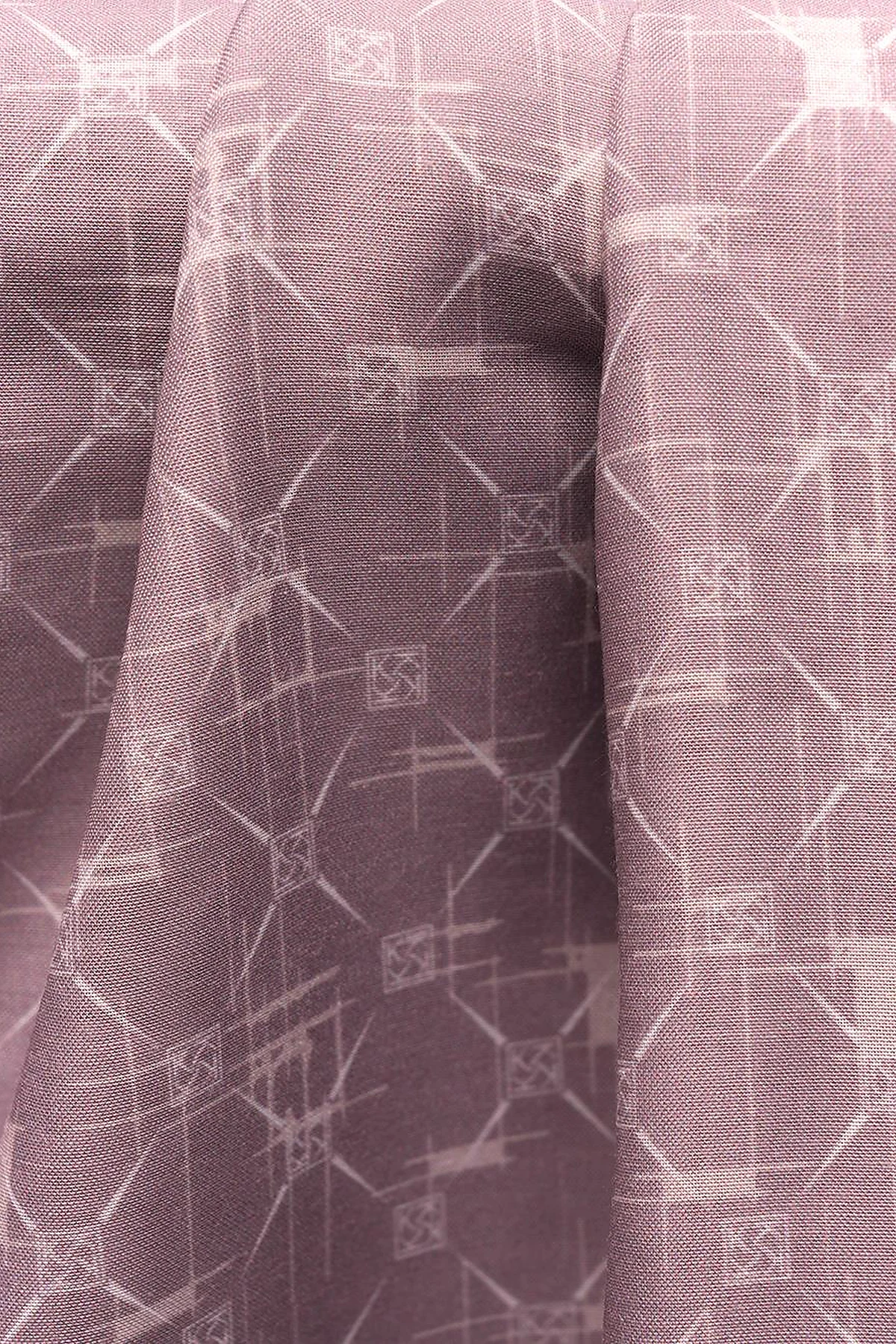 Monogram Patterned Shawl Dark Mink