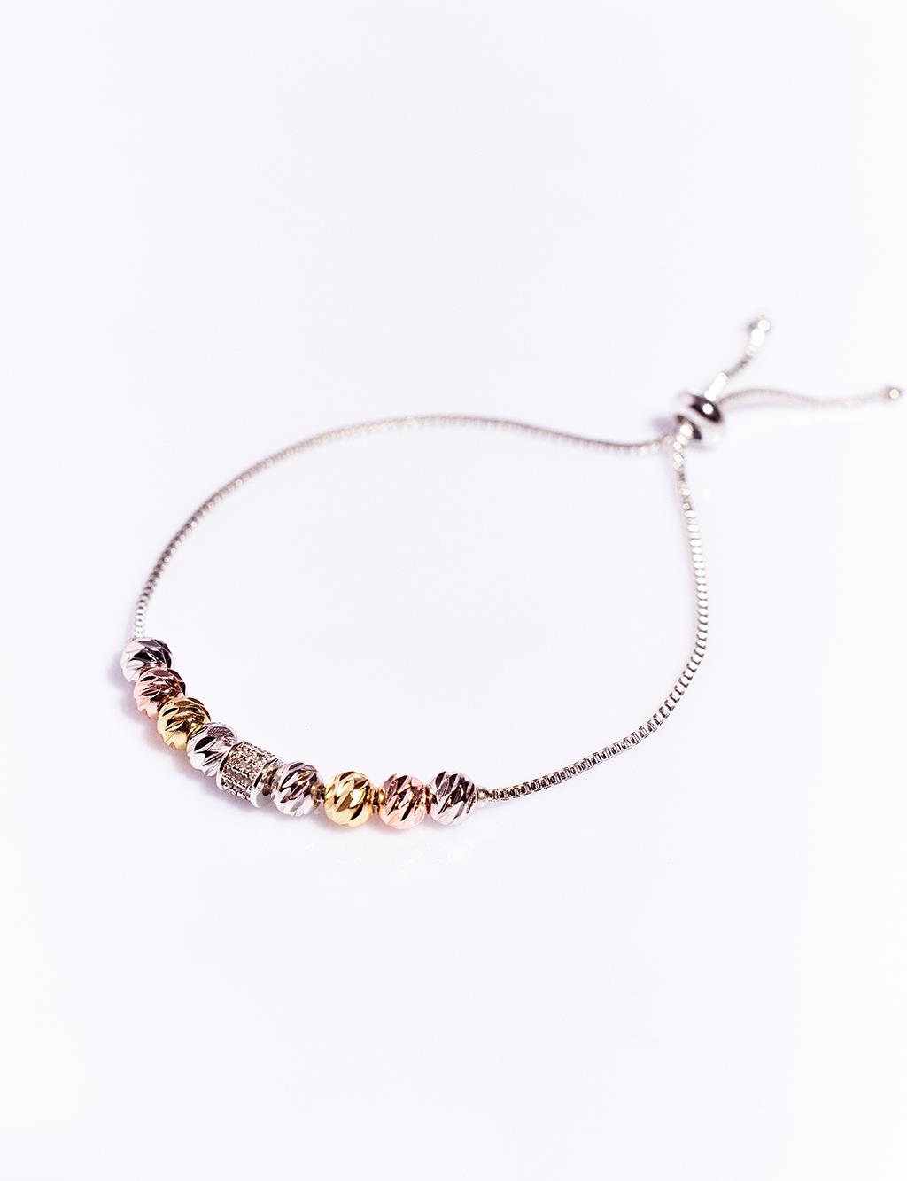 Dorica Zircon Stone Bracelet Silver