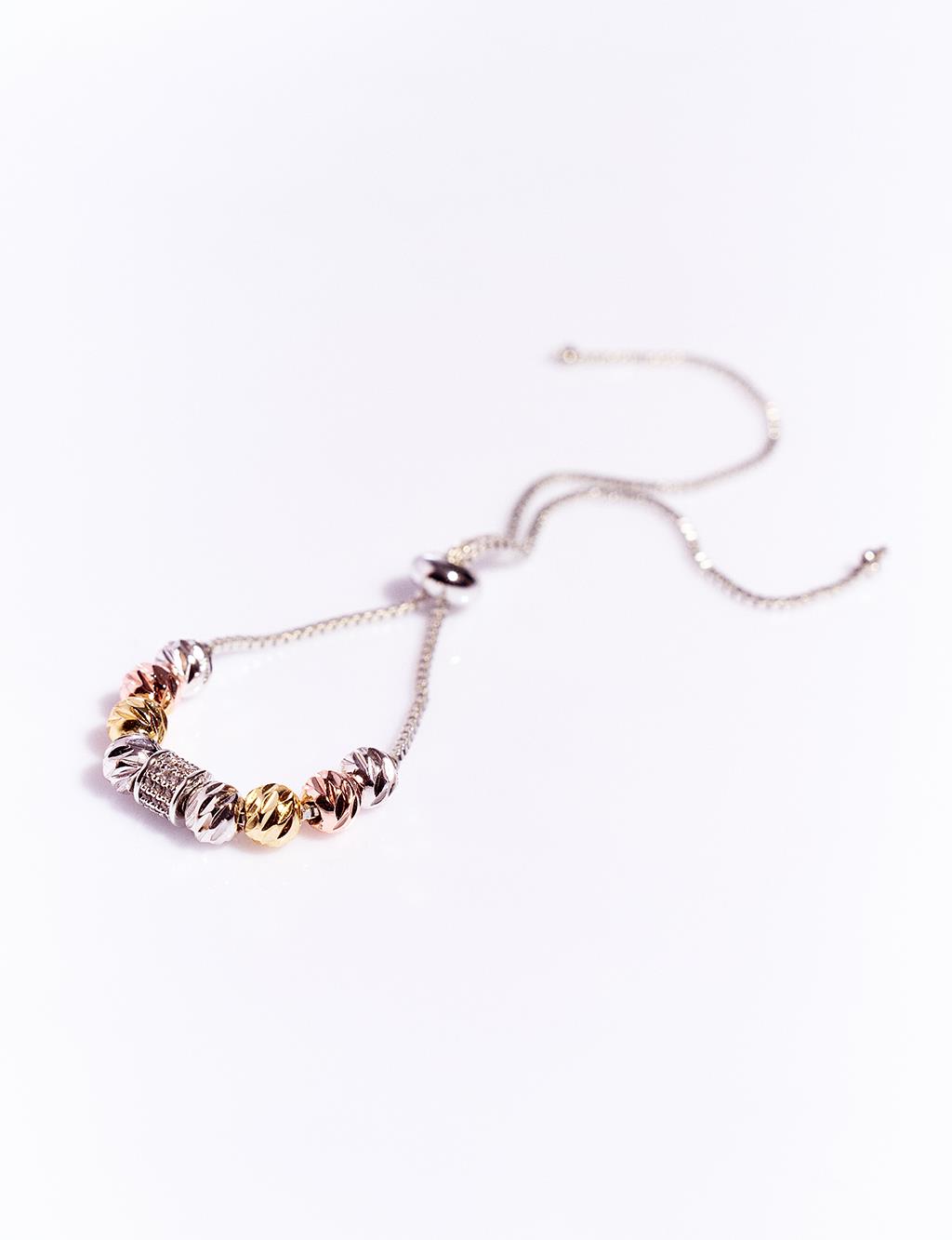 Dorica Zircon Stone Bracelet Silver