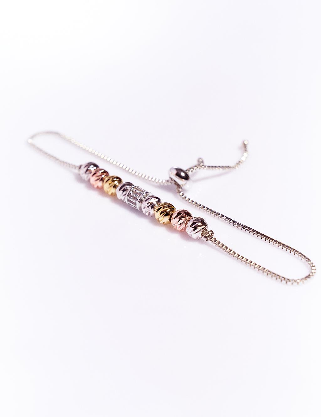 Dorica Zircon Stone Bracelet Silver