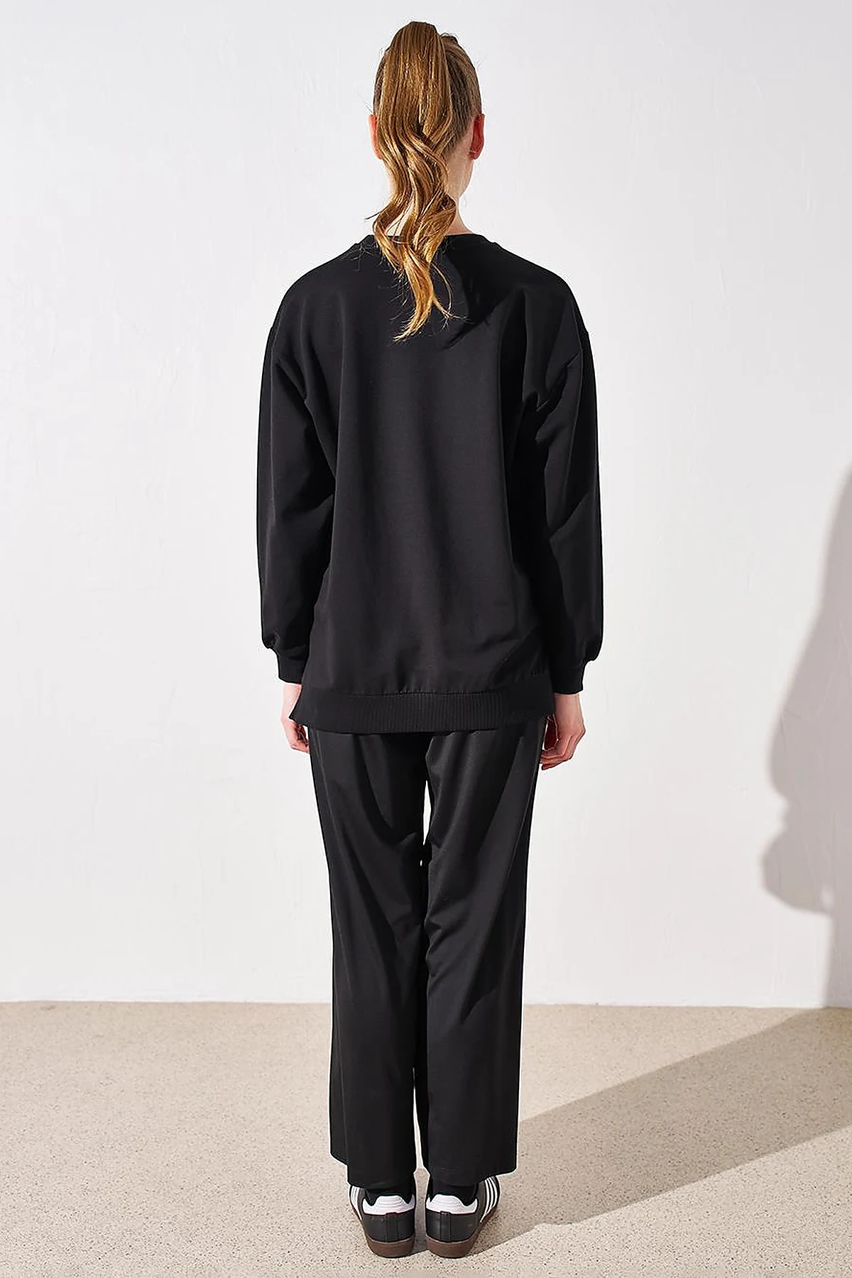Zero Collar Sweatshirt Black