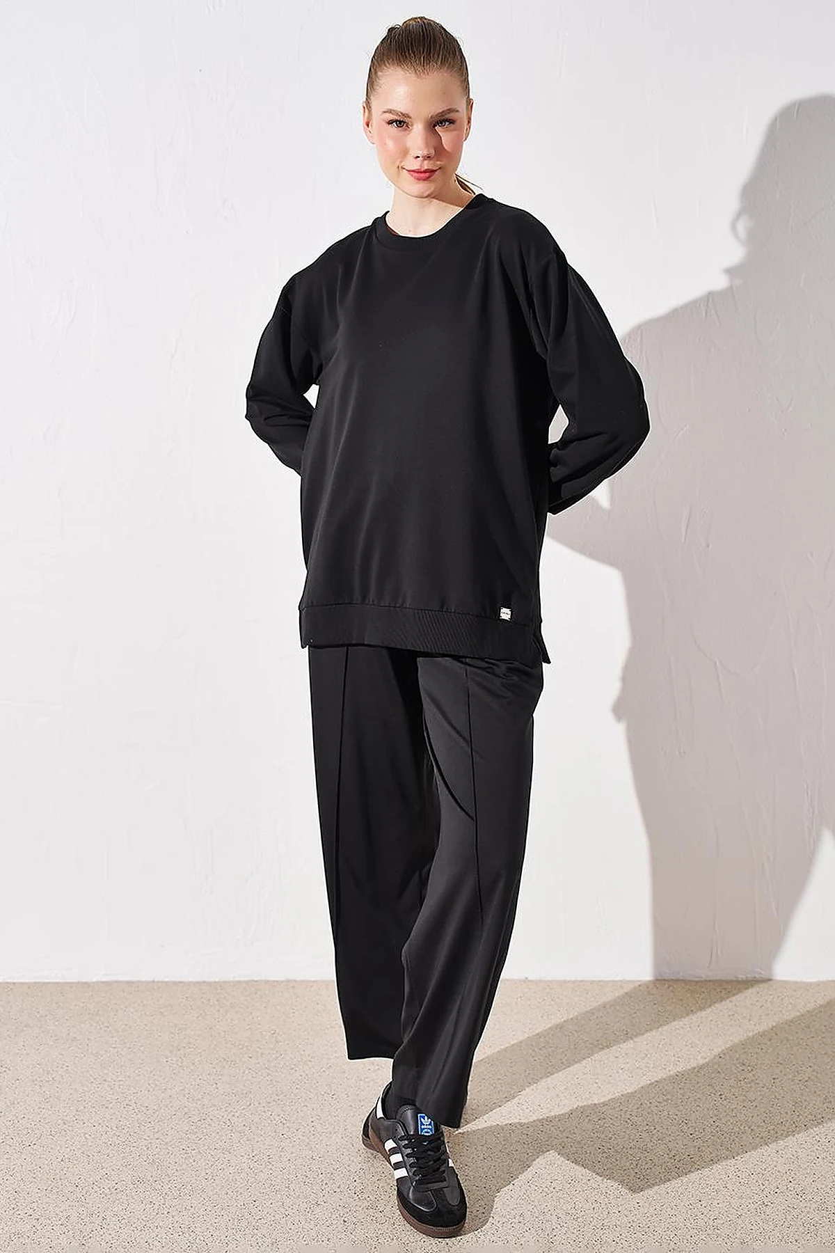 Zero Collar Sweatshirt Black