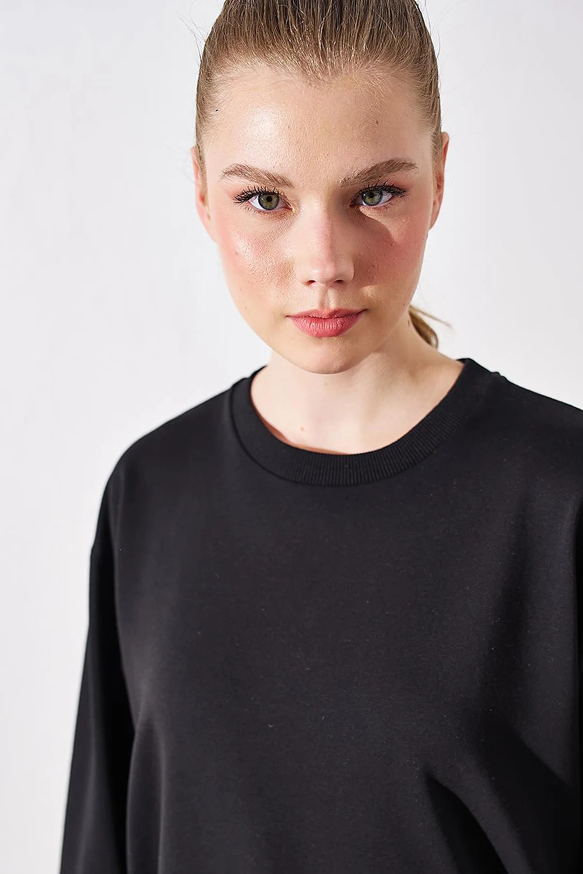 Zero Collar Sweatshirt Black