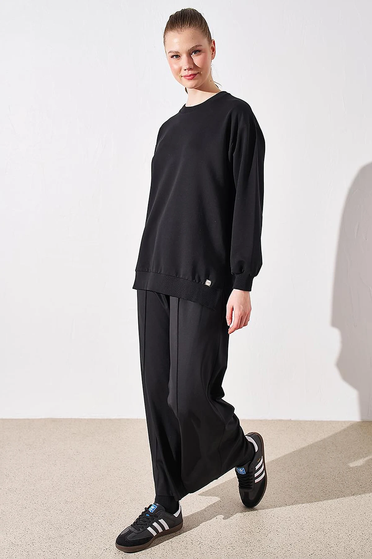 Zero Collar Sweatshirt Black