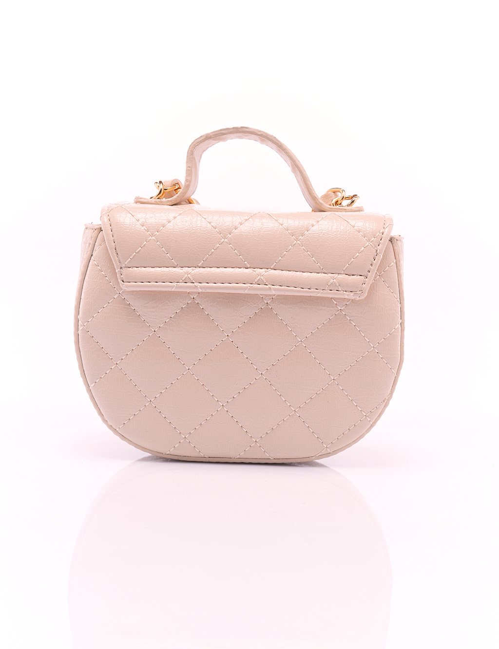 Faux Leather Bag Stone