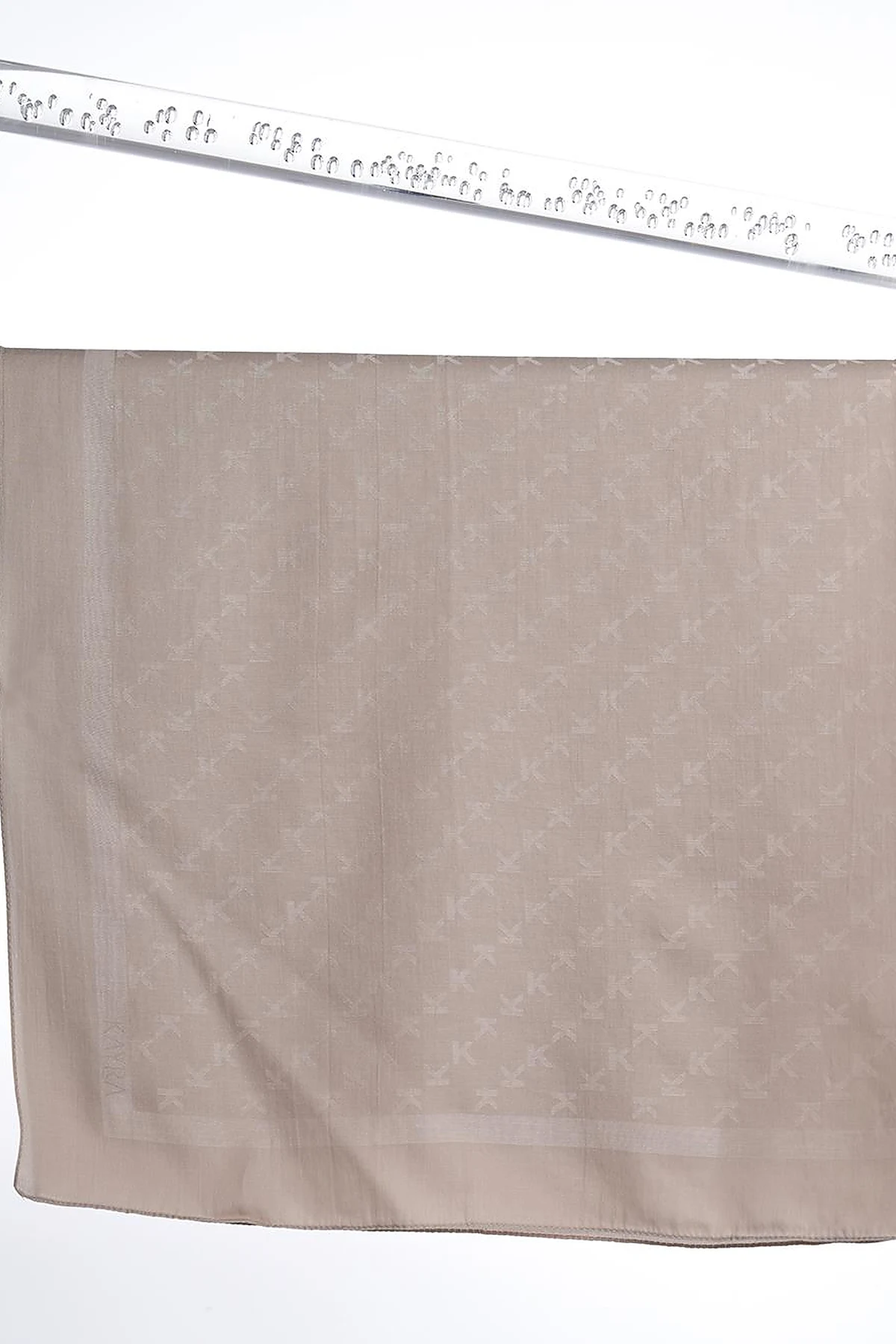 K Logo Woven Scarf Stone